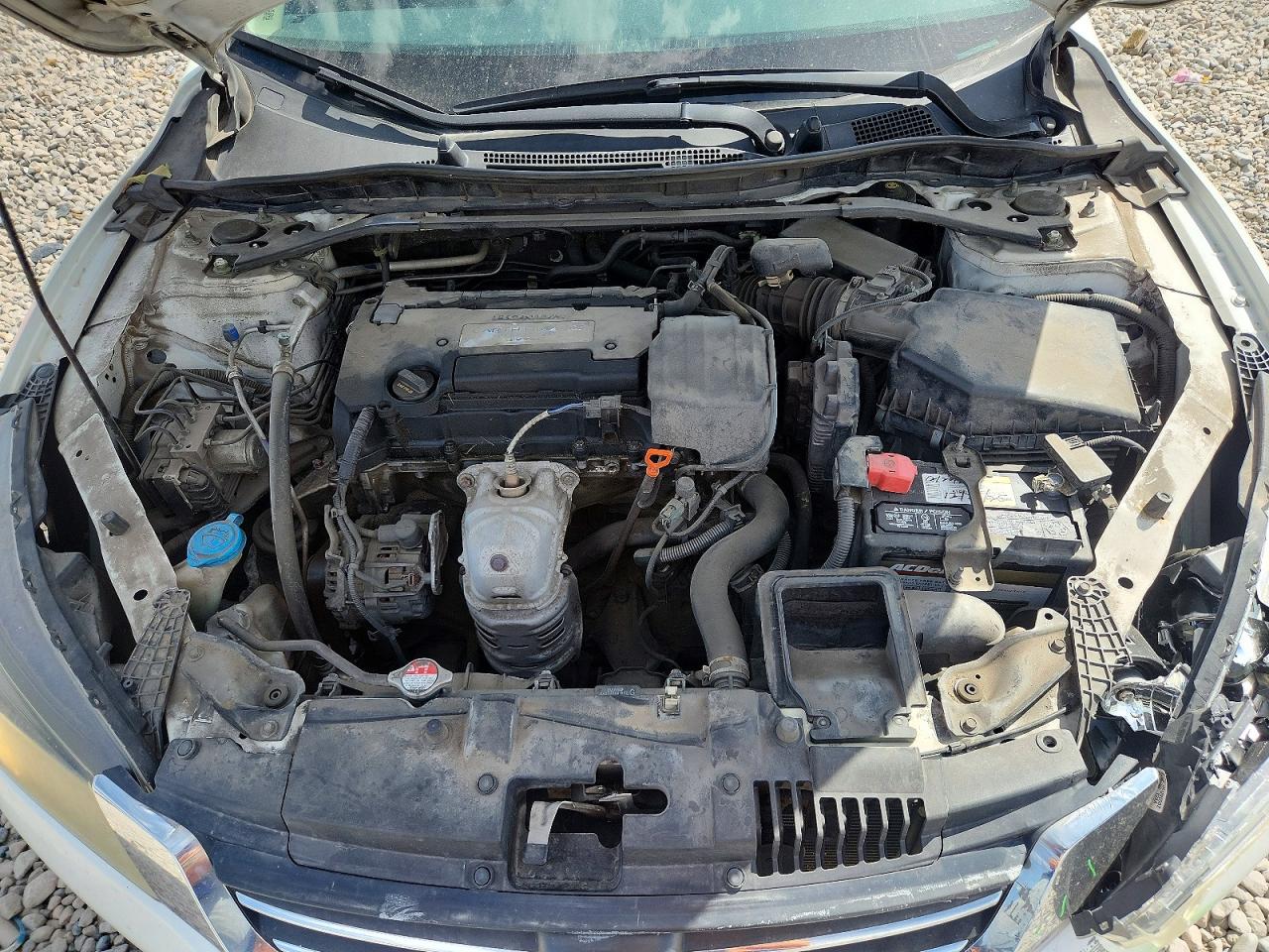 2015 Honda Accord Ex White vin: 1HGCR2F76FA061599