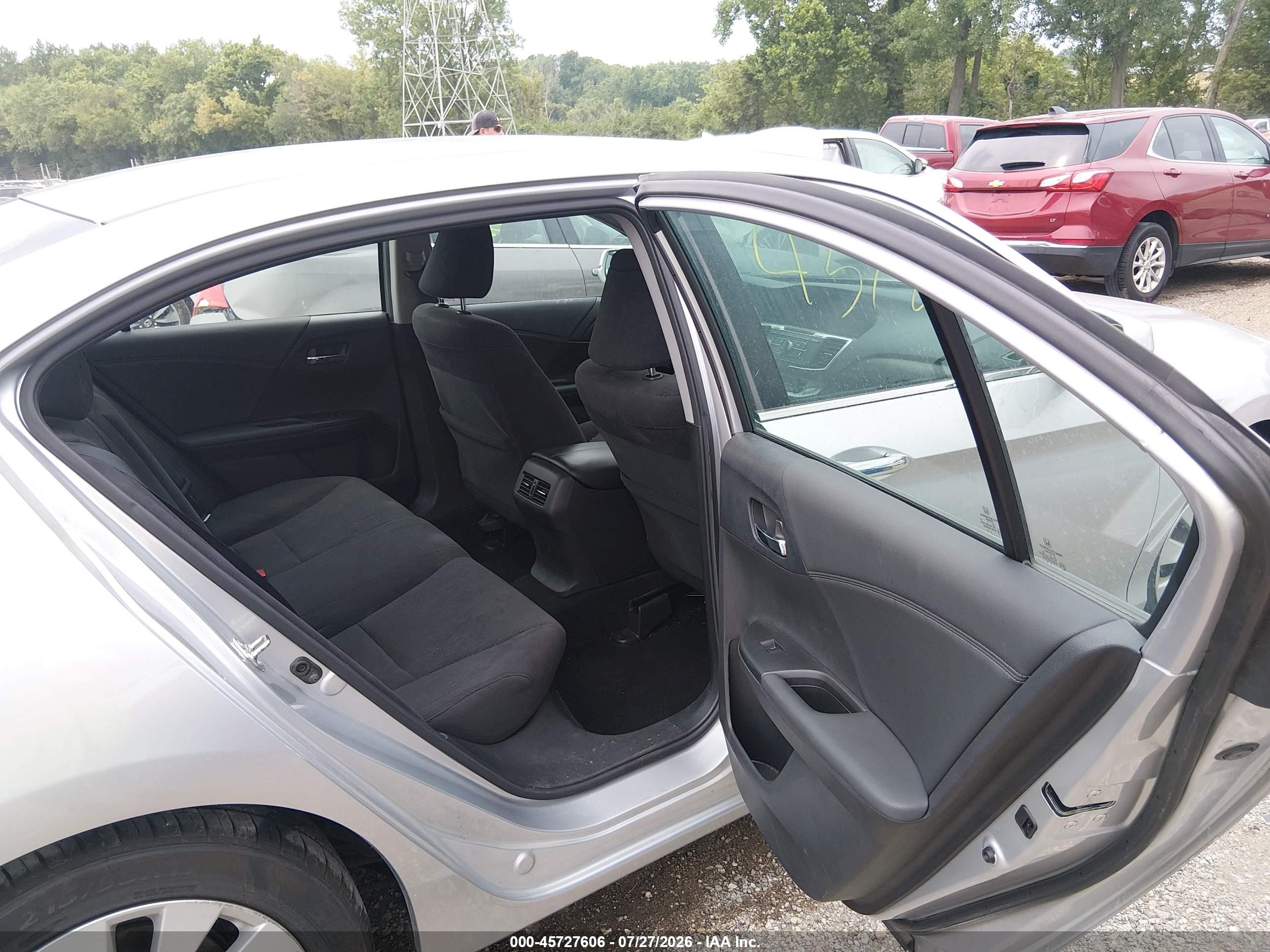 2015 Honda Accord Ex Gray vin: 1HGCR2F76FA093629