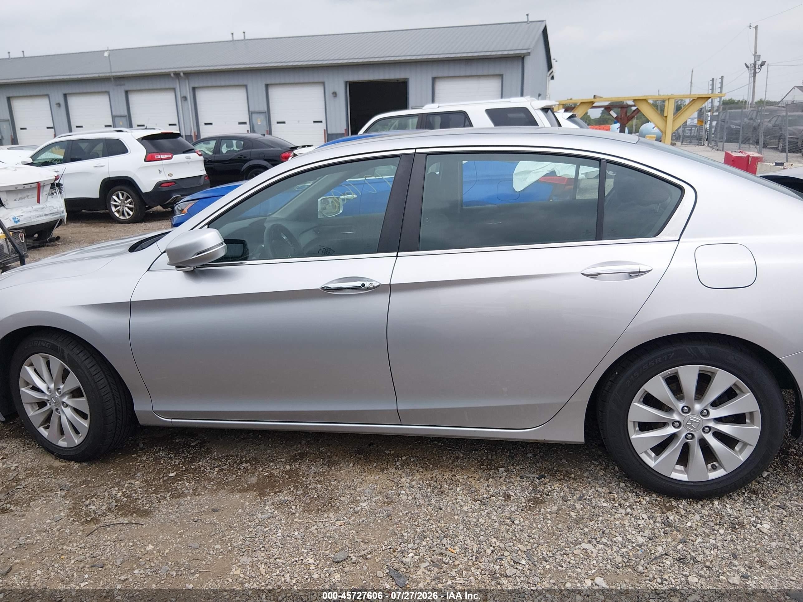 2015 Honda Accord Ex Gray vin: 1HGCR2F76FA093629