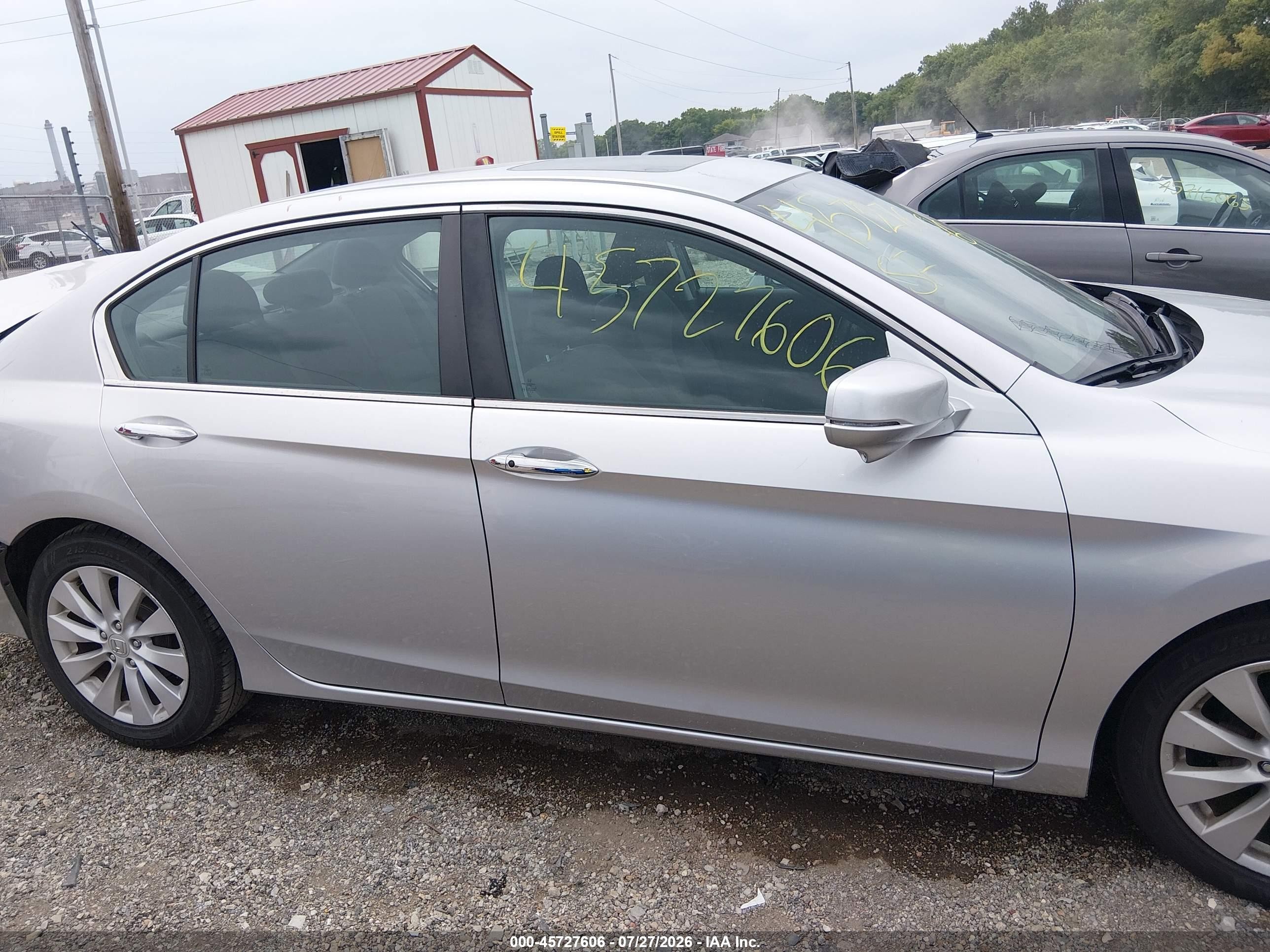 2015 Honda Accord Ex Gray vin: 1HGCR2F76FA093629