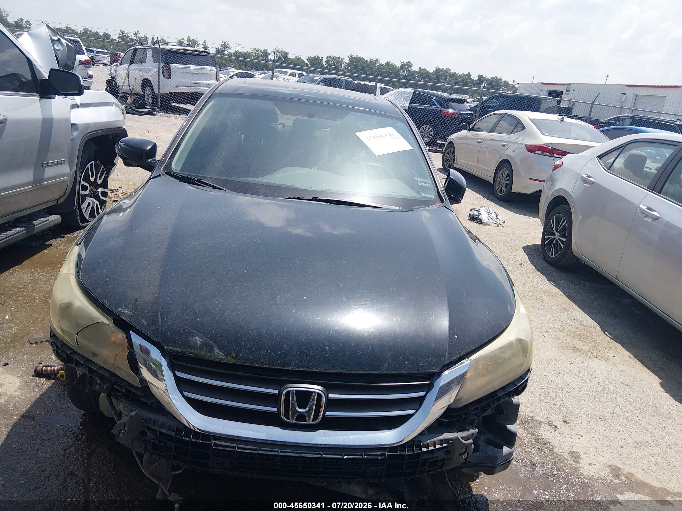 2015 Honda Accord Ex Black vin: 1HGCR2F76FA101874
