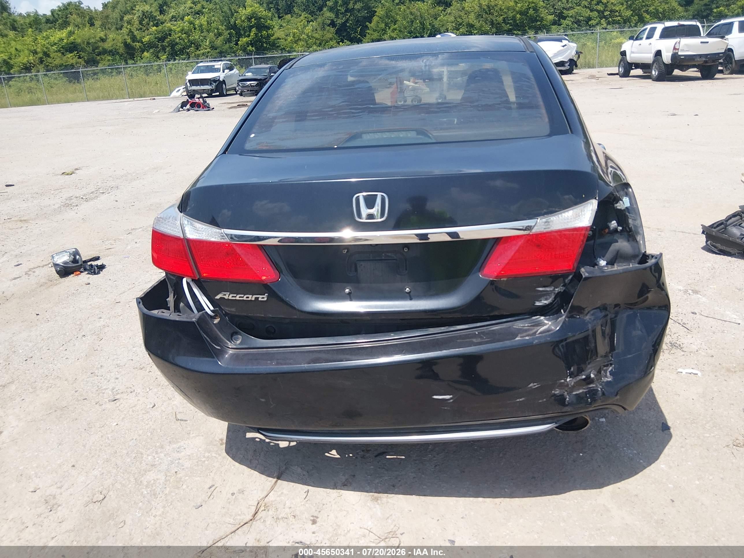2015 Honda Accord Ex Black vin: 1HGCR2F76FA101874