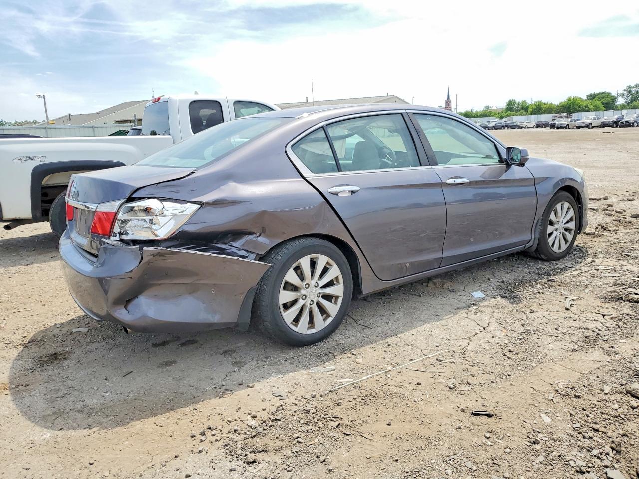 2015 Honda Accord Ex Gray vin: 1HGCR2F76FA106802