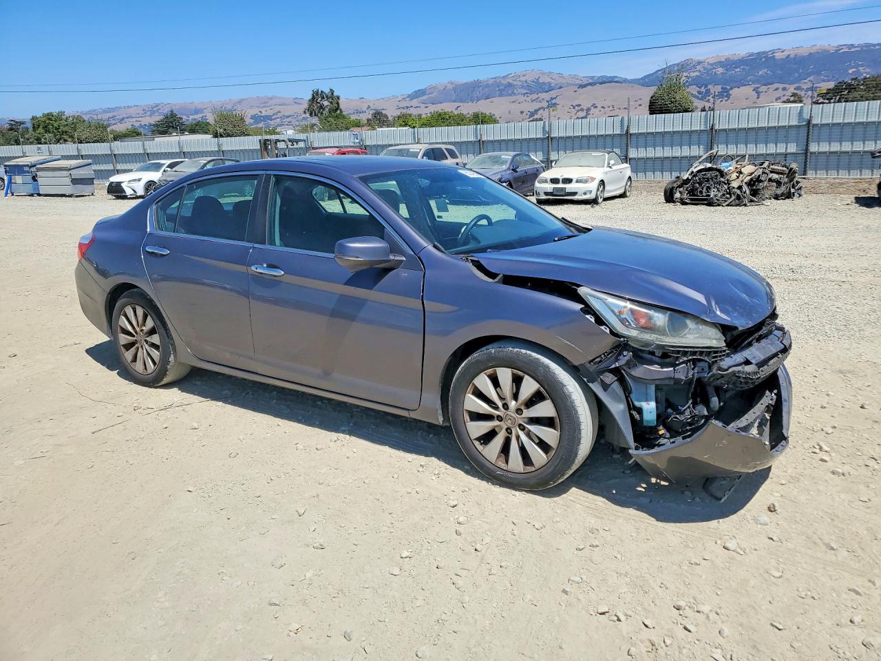 2015 Honda Accord Ex Gray vin: 1HGCR2F76FA170029