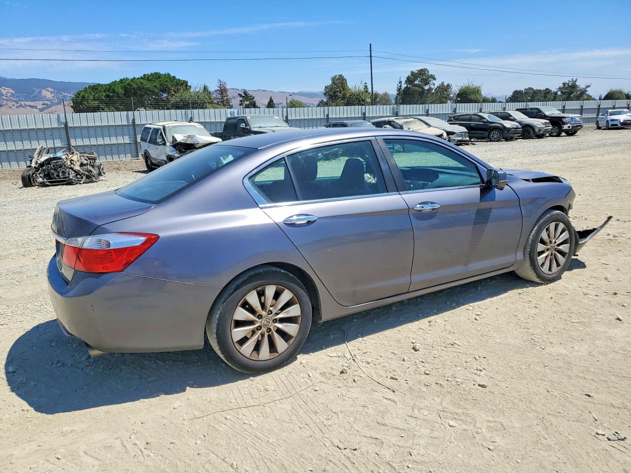 2015 Honda Accord Ex Gray vin: 1HGCR2F76FA170029