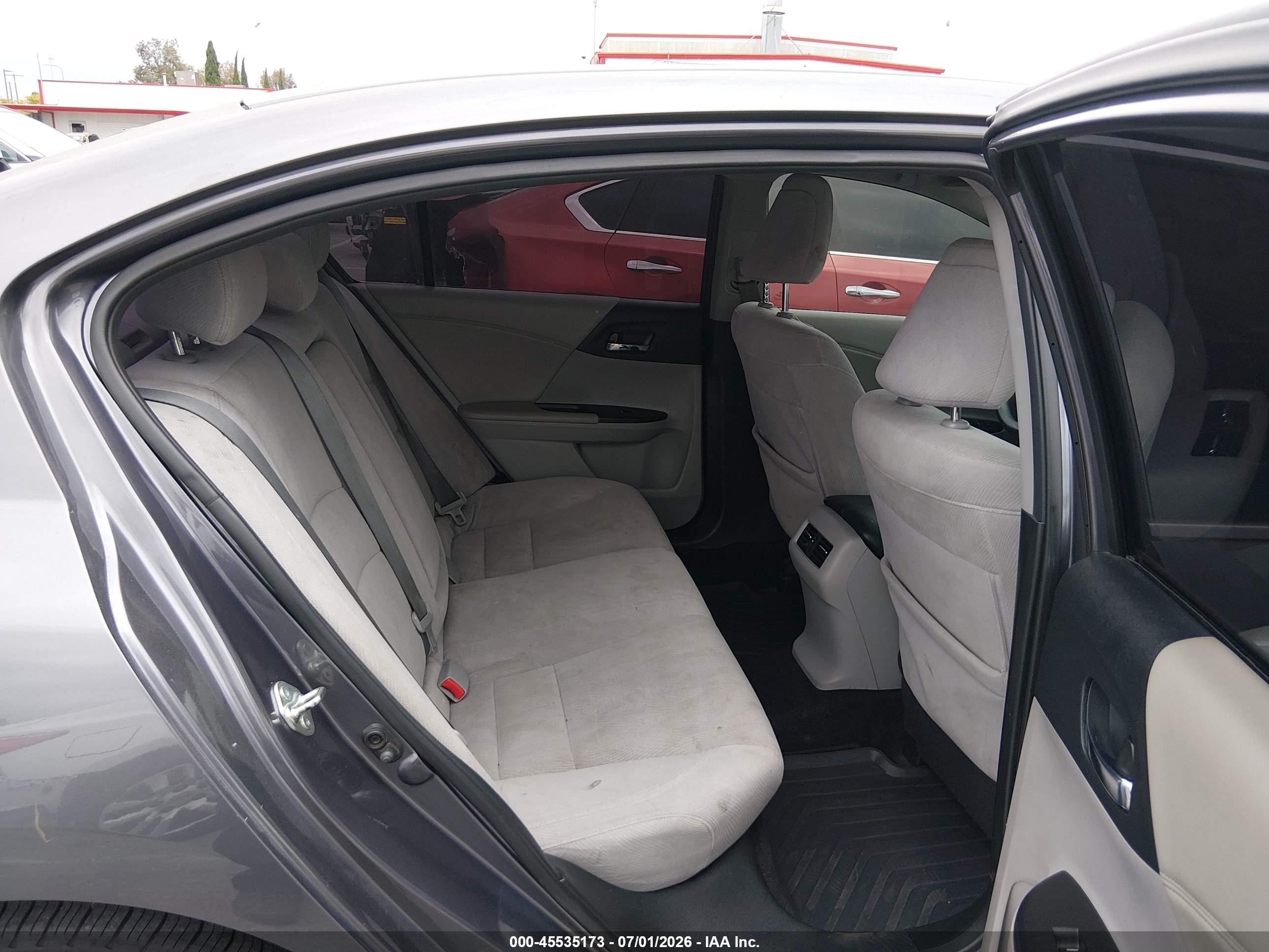 2015 Honda Accord Ex Gray vin: 1HGCR2F76FA208472