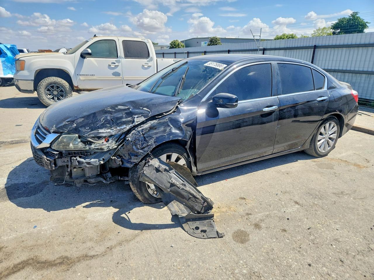2015 Honda Accord Ex Black vin: 1HGCR2F76FA220010