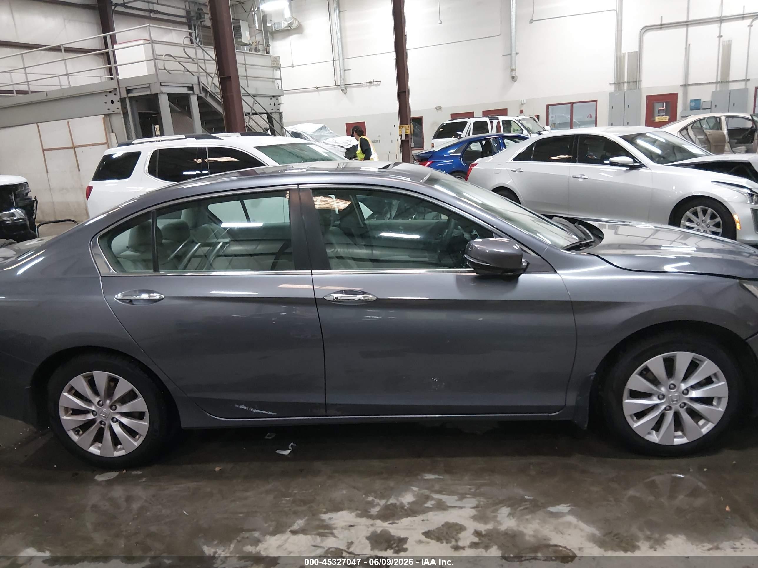2015 Honda Accord Ex Gray vin: 1HGCR2F76FA226972