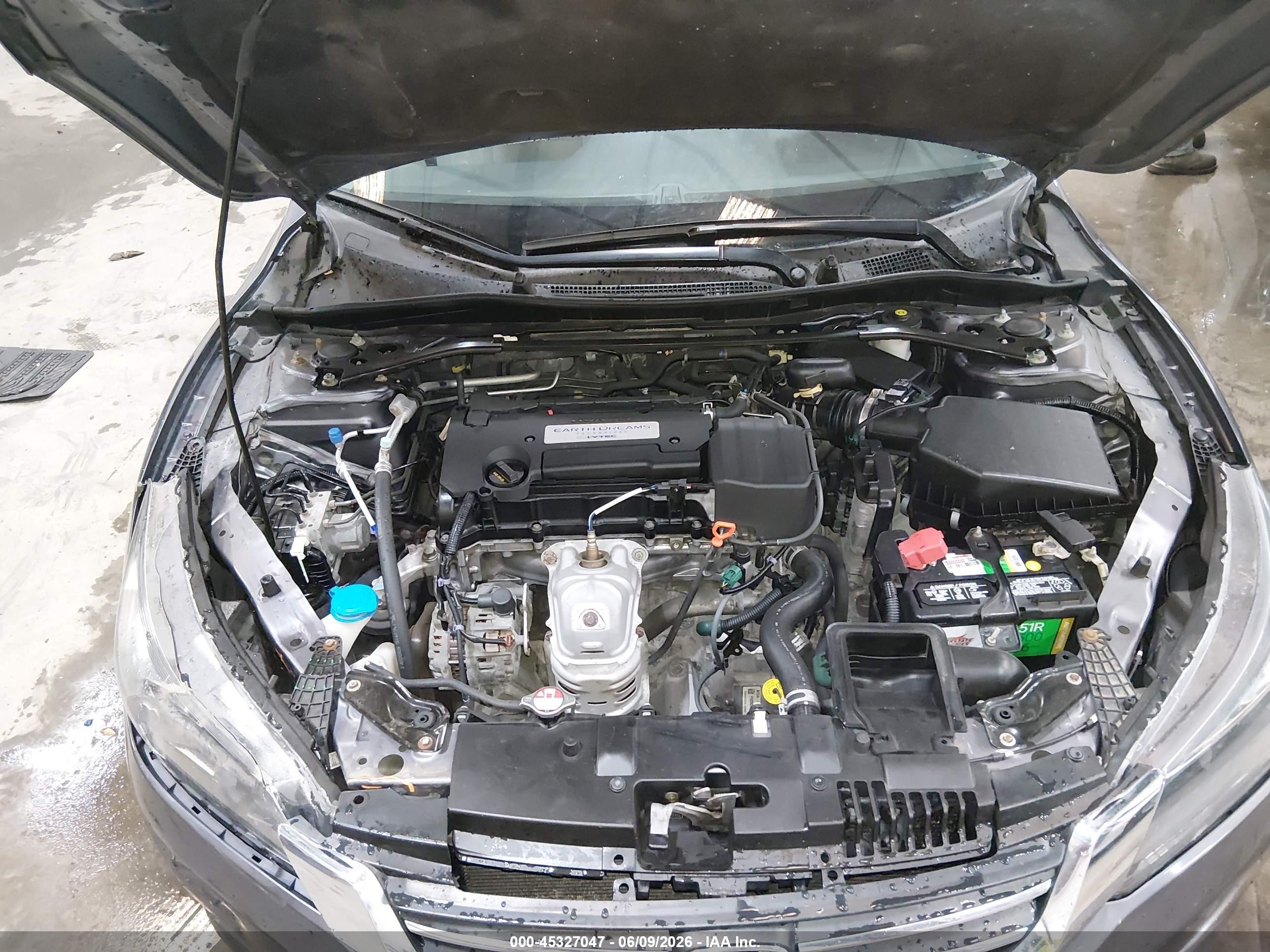 2015 Honda Accord Ex Gray vin: 1HGCR2F76FA226972