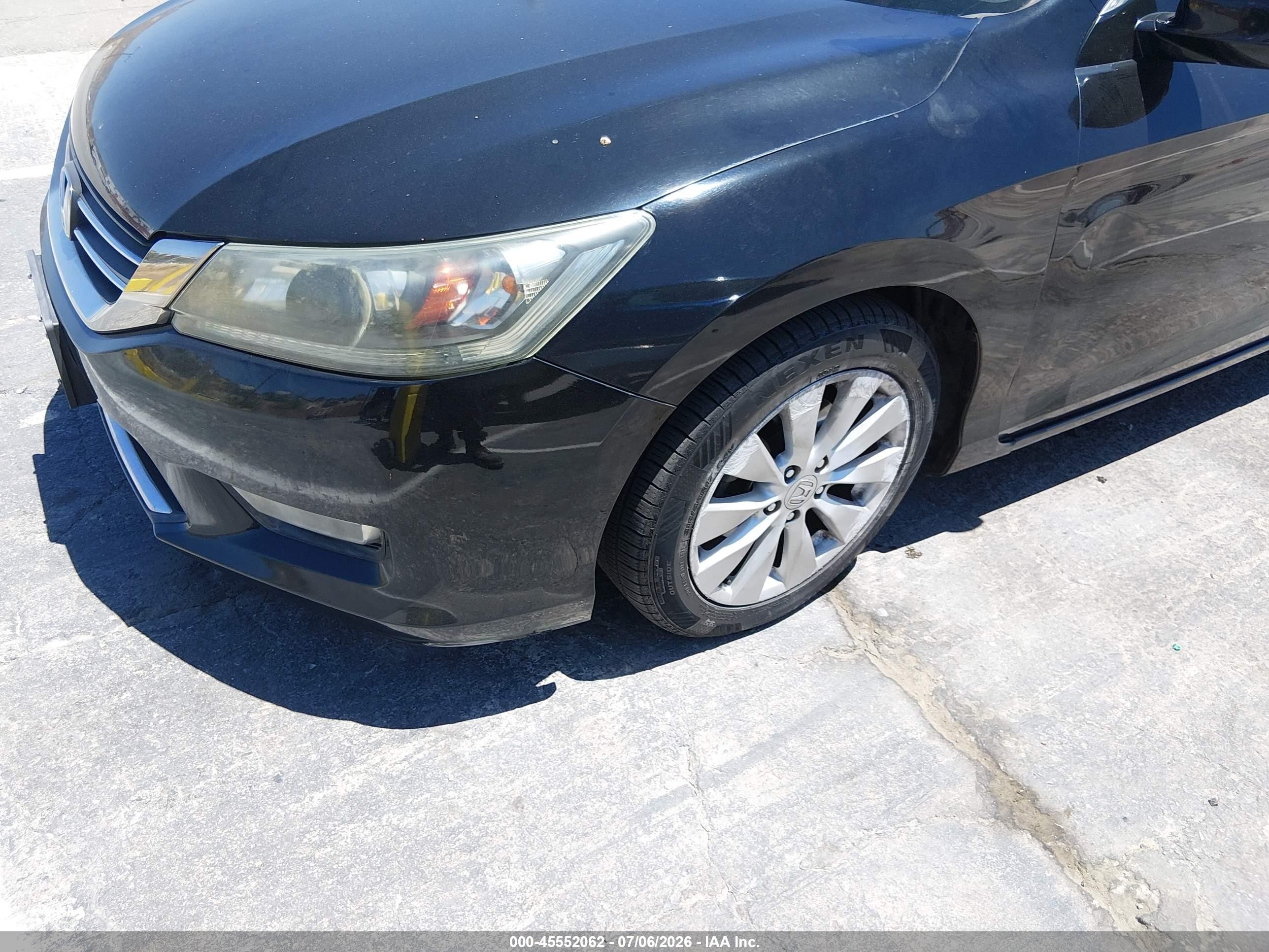 2013 Honda Accord Ex Черный vin: 1HGCR2F77DA032190