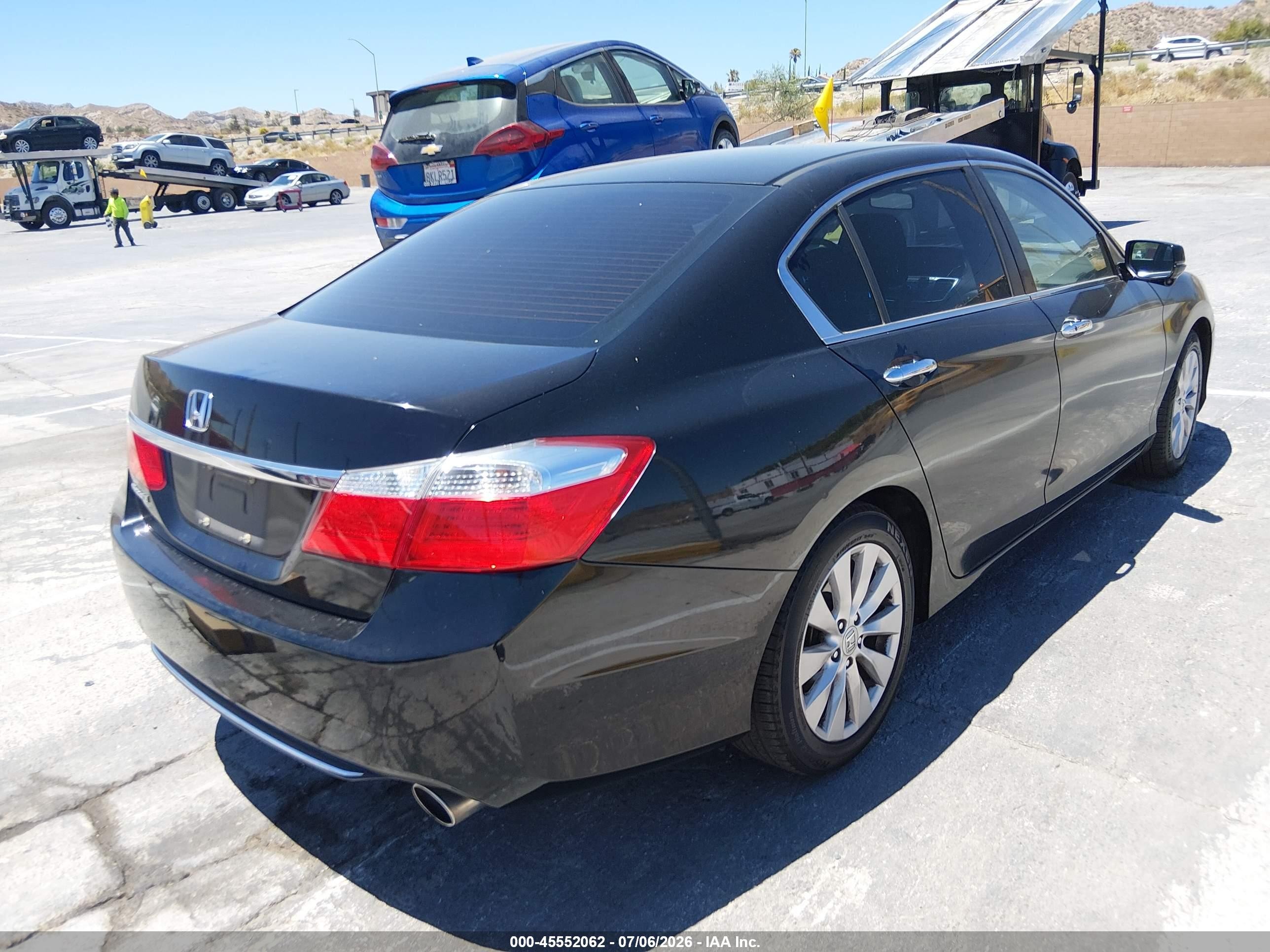 2013 Honda Accord Ex Черный vin: 1HGCR2F77DA032190