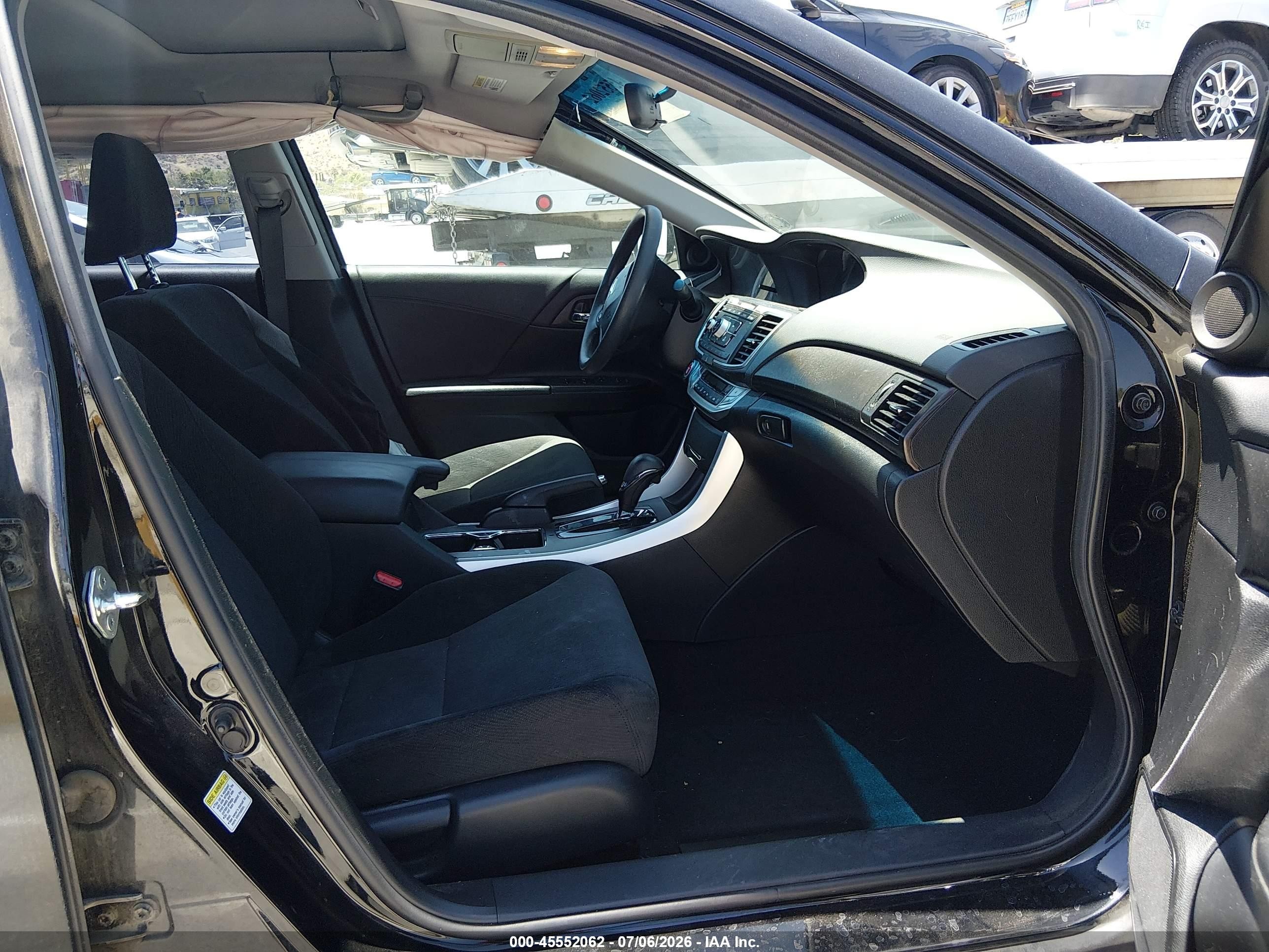 2013 Honda Accord Ex Черный vin: 1HGCR2F77DA032190