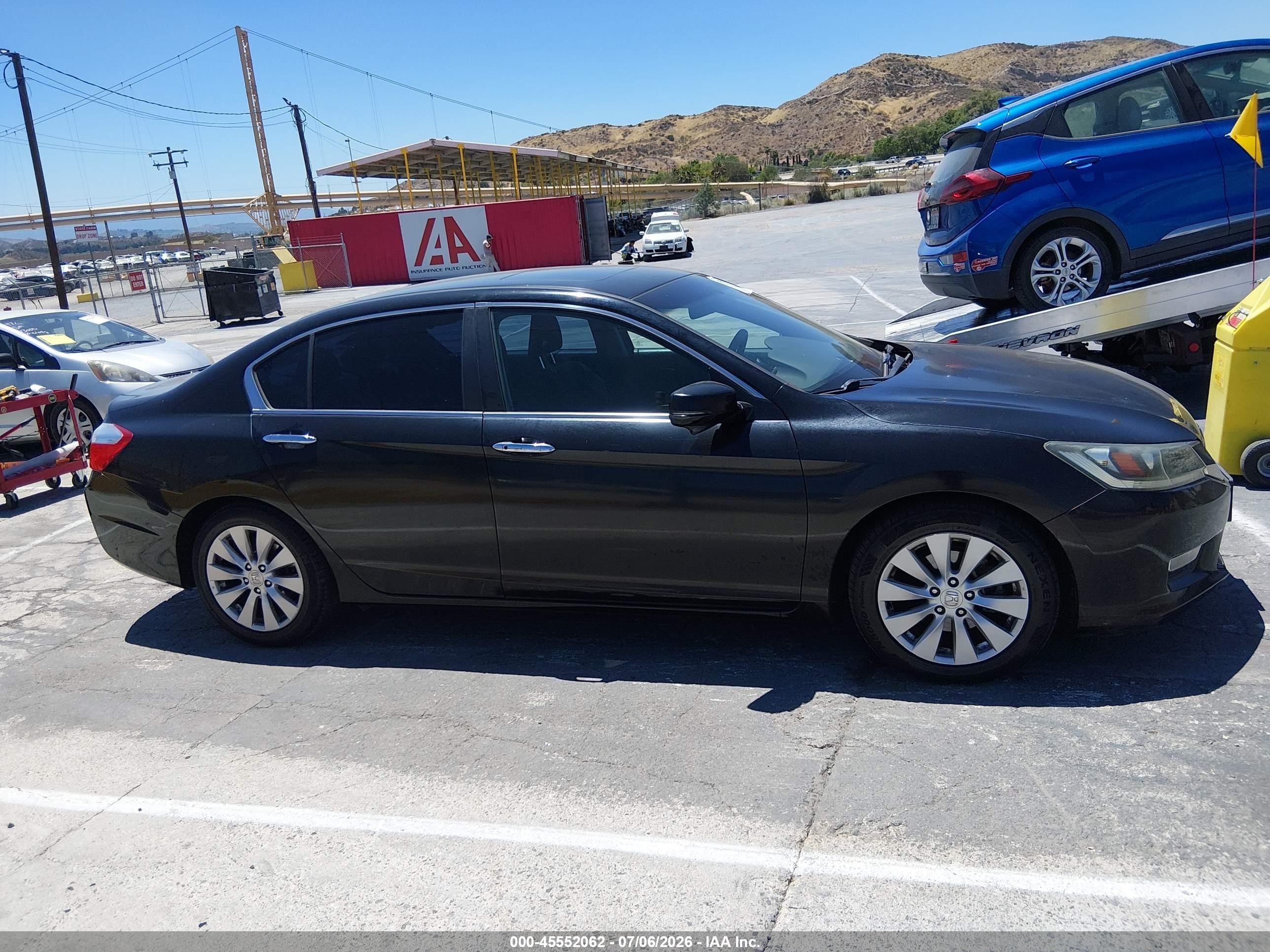 2013 Honda Accord Ex Черный vin: 1HGCR2F77DA032190