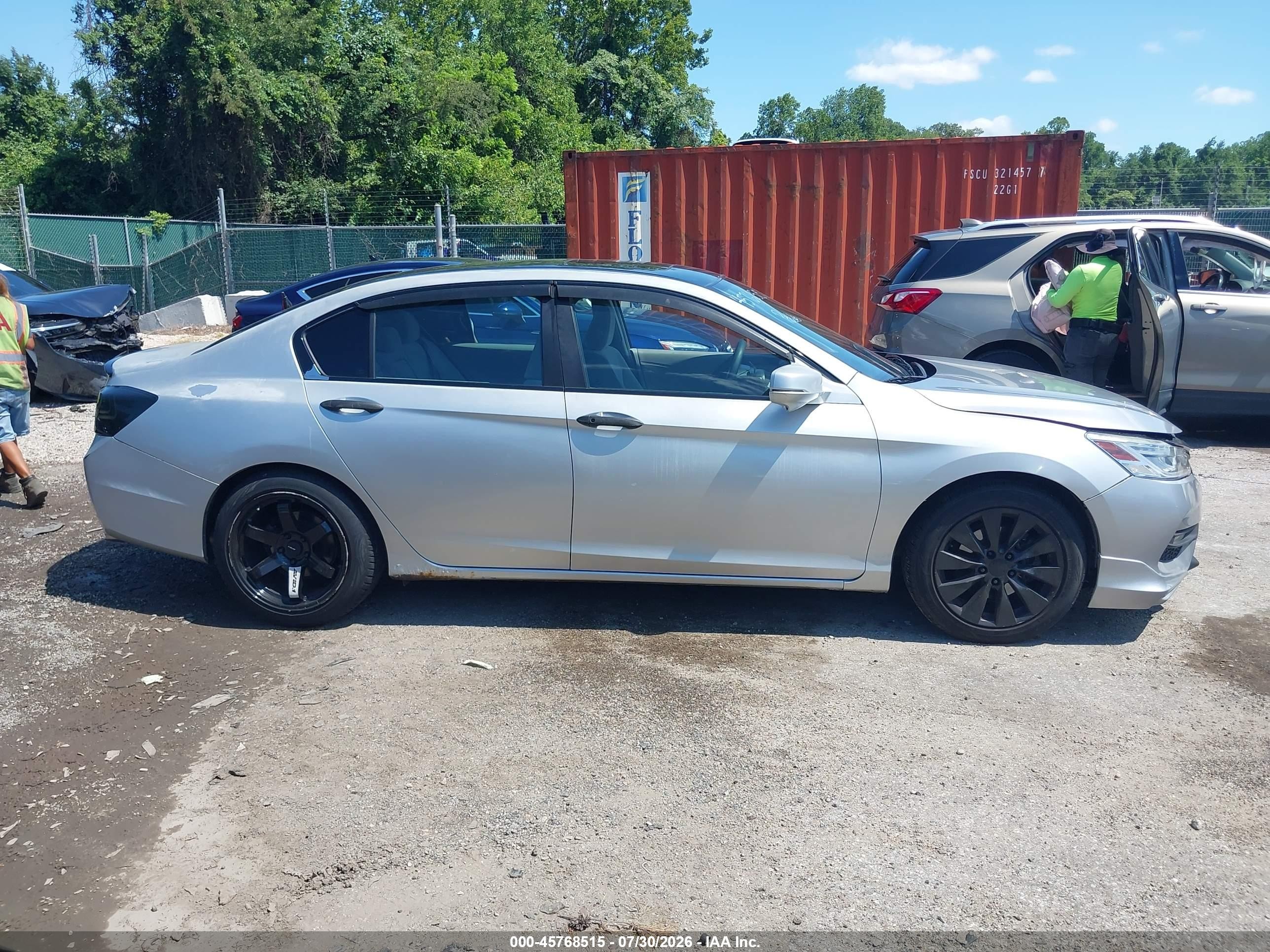2013 Honda Accord Ex Silver vin: 1HGCR2F77DA044291