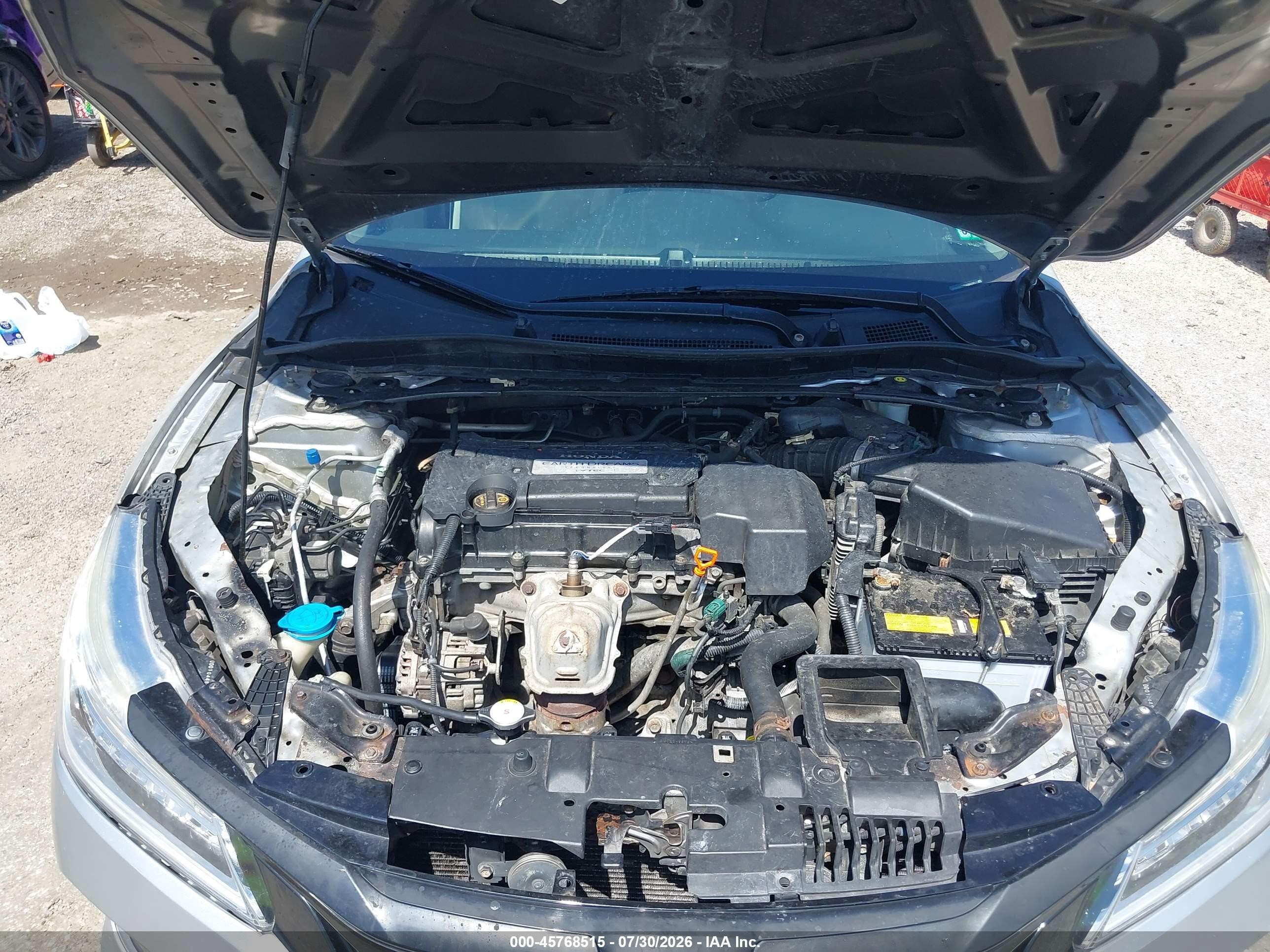 2013 Honda Accord Ex Silver vin: 1HGCR2F77DA044291