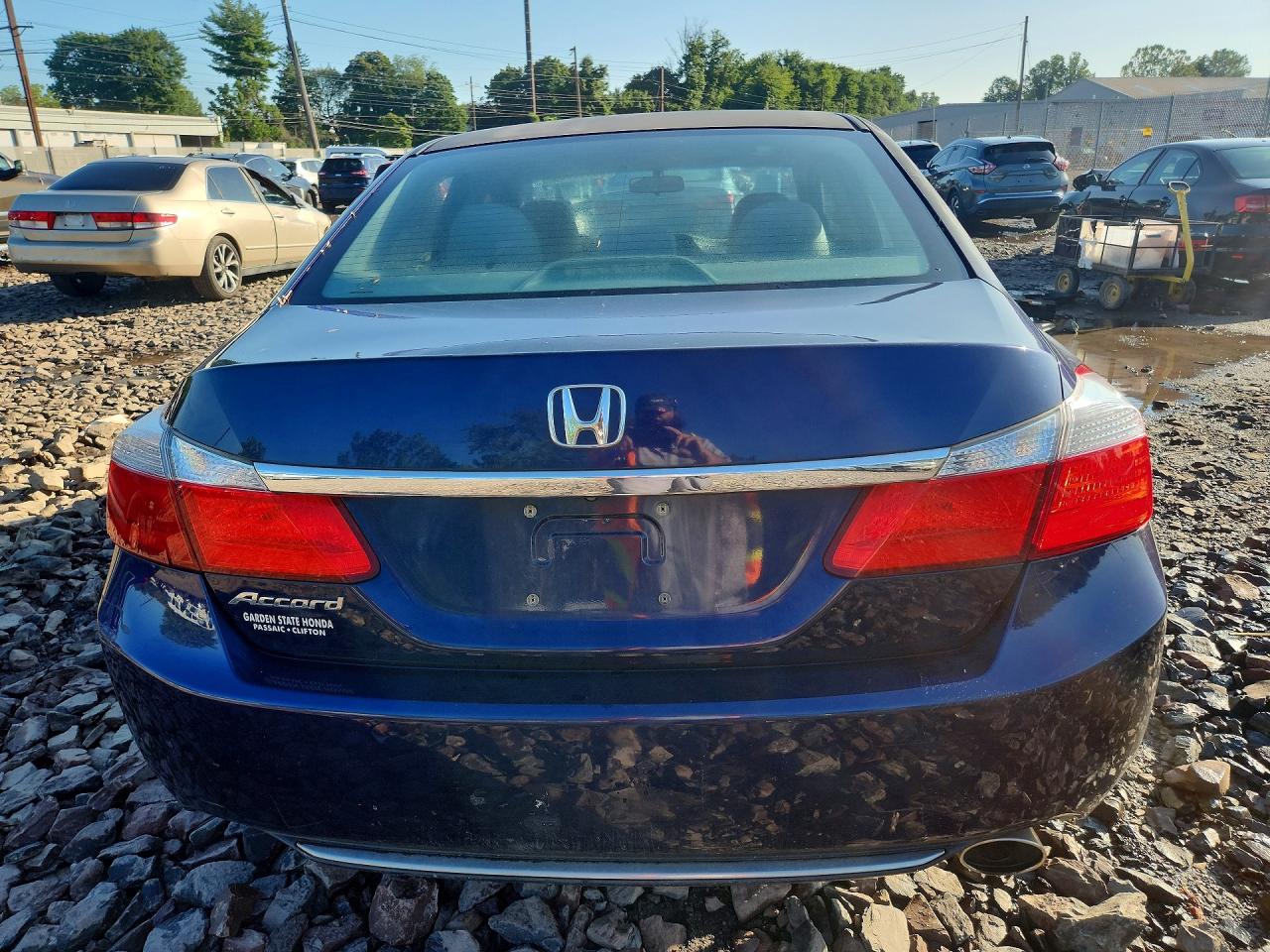 2013 Honda Accord Ex Blue vin: 1HGCR2F77DA129390
