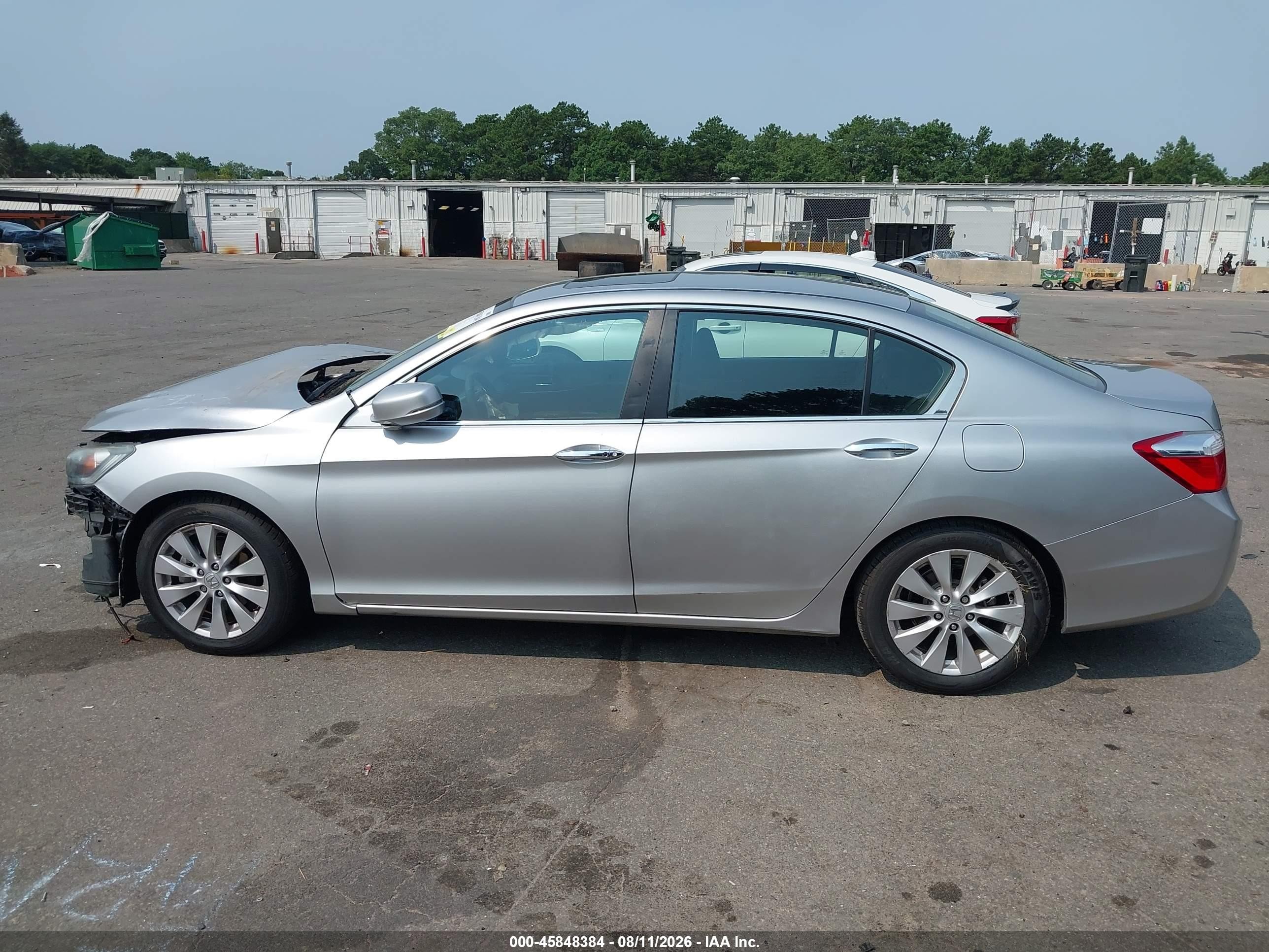 2013 Honda Accord Ex Silver vin: 1HGCR2F77DA177746