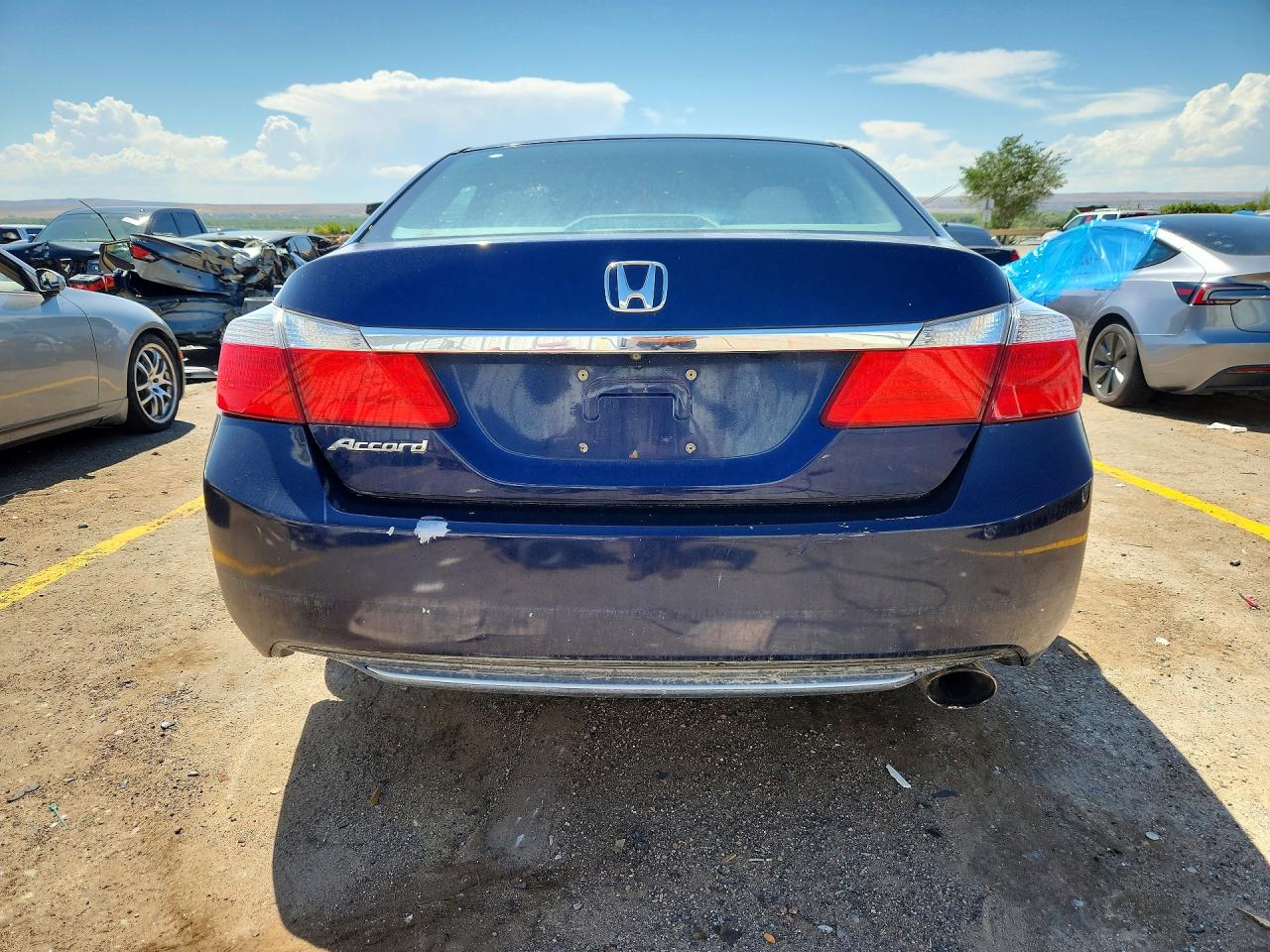 2013 Honda Accord Ex Blue vin: 1HGCR2F77DA203875