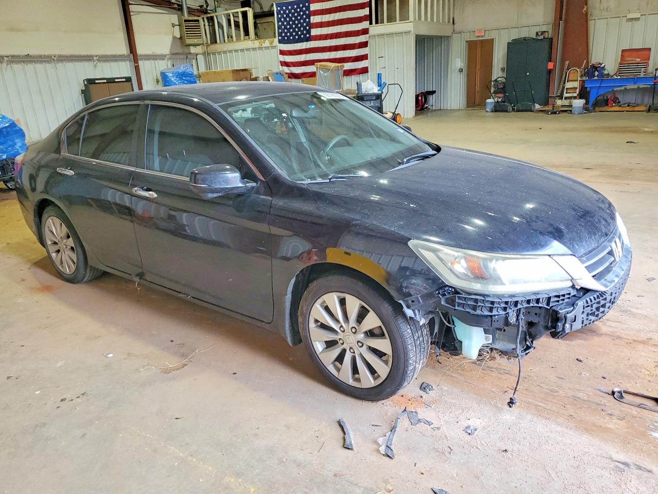 2014 Honda Accord Black vin: 1HGCR2F77EA055499