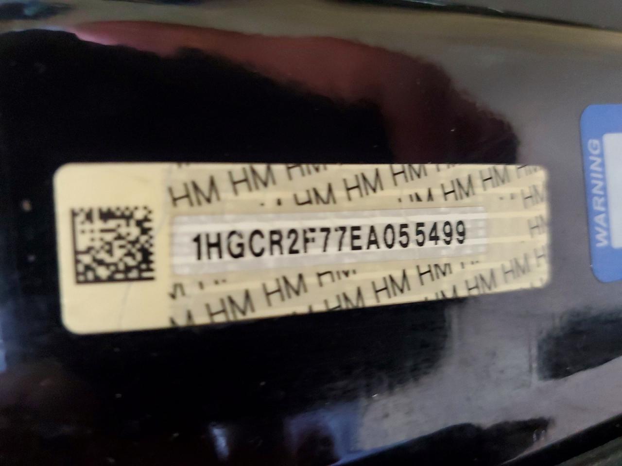 2014 Honda Accord Black vin: 1HGCR2F77EA055499
