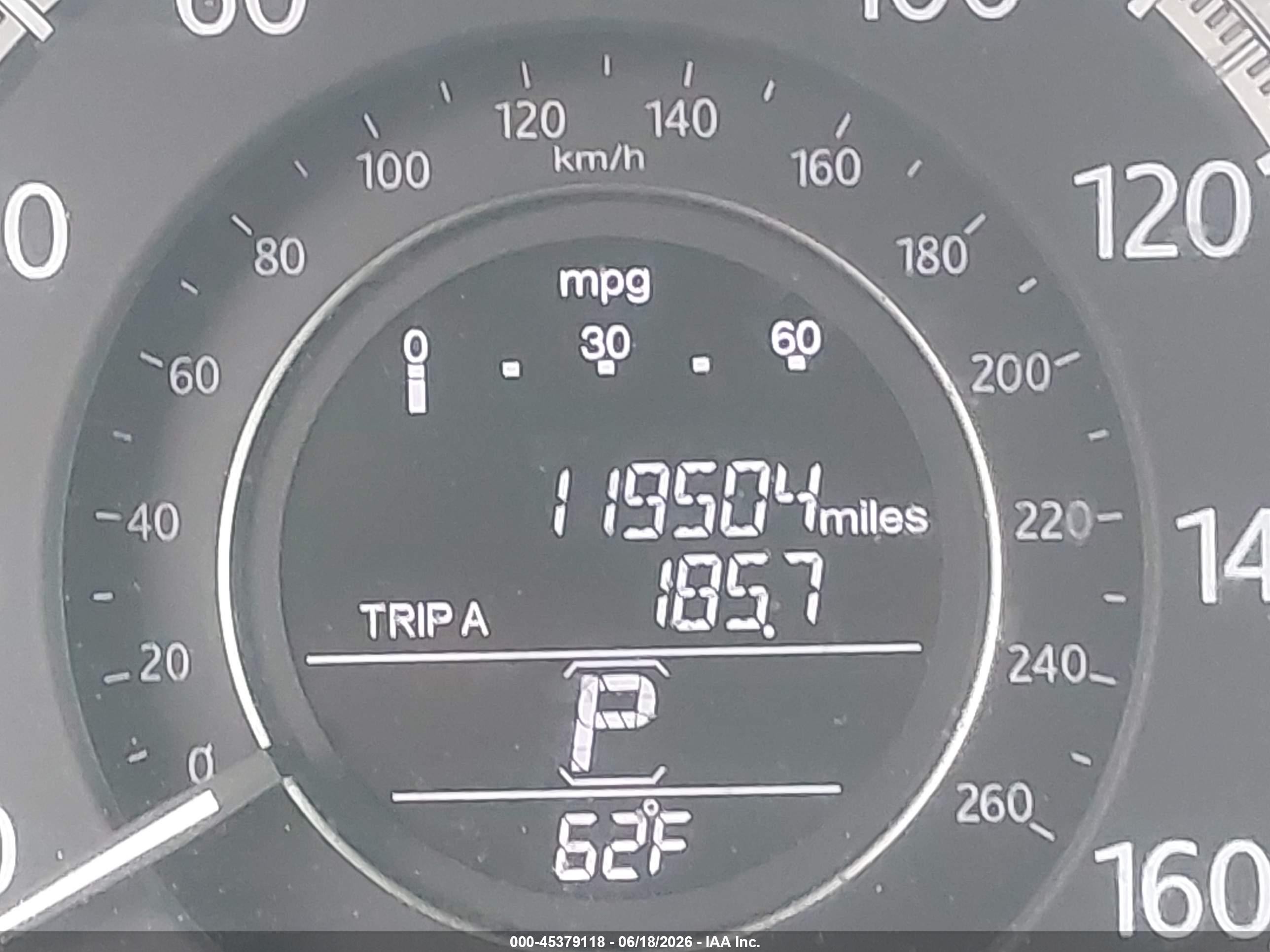 2014 Honda Accord Ex Серый vin: 1HGCR2F77EA119833