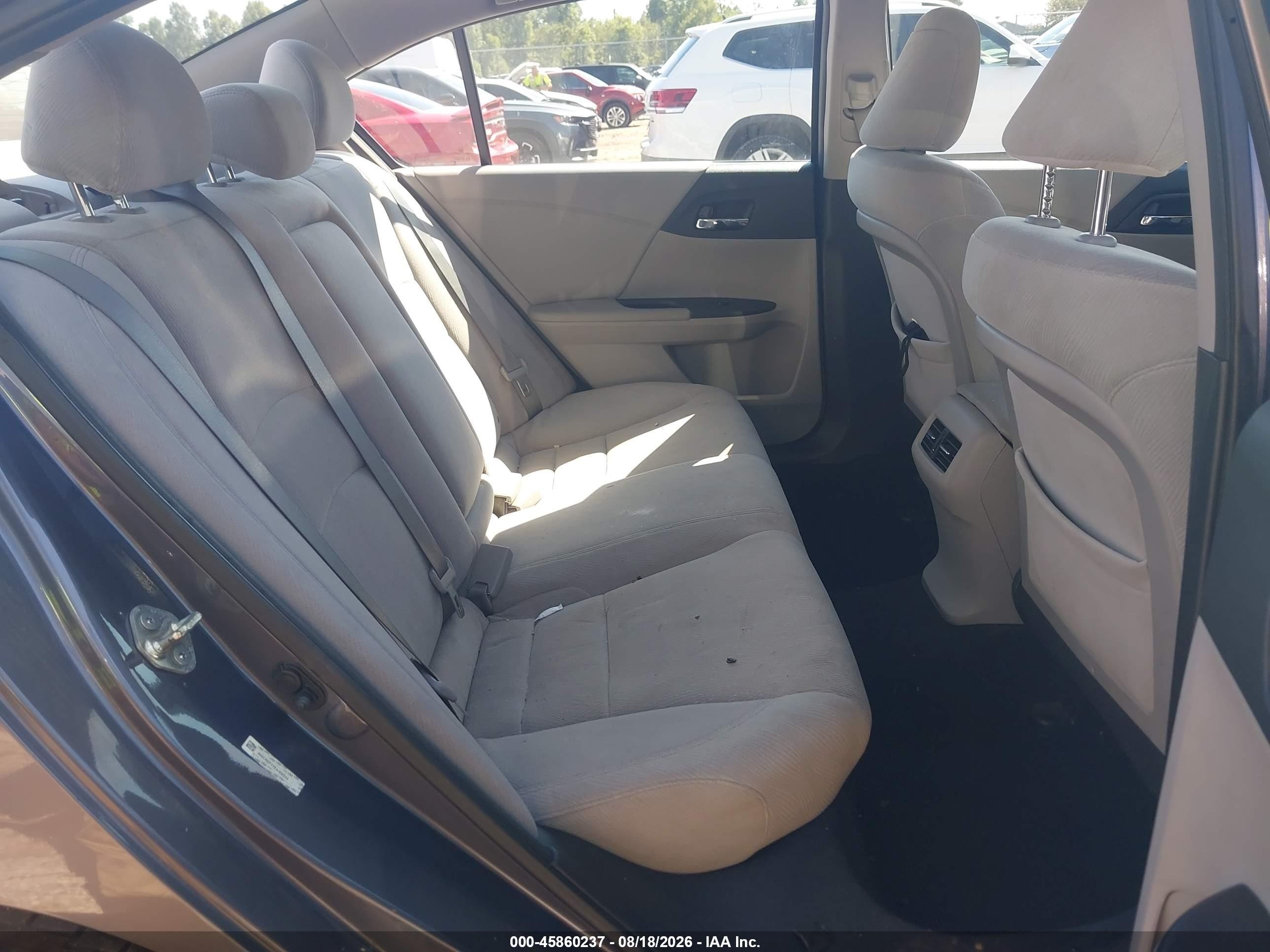 2014 Honda Accord Ex Gray vin: 1HGCR2F77EA159202