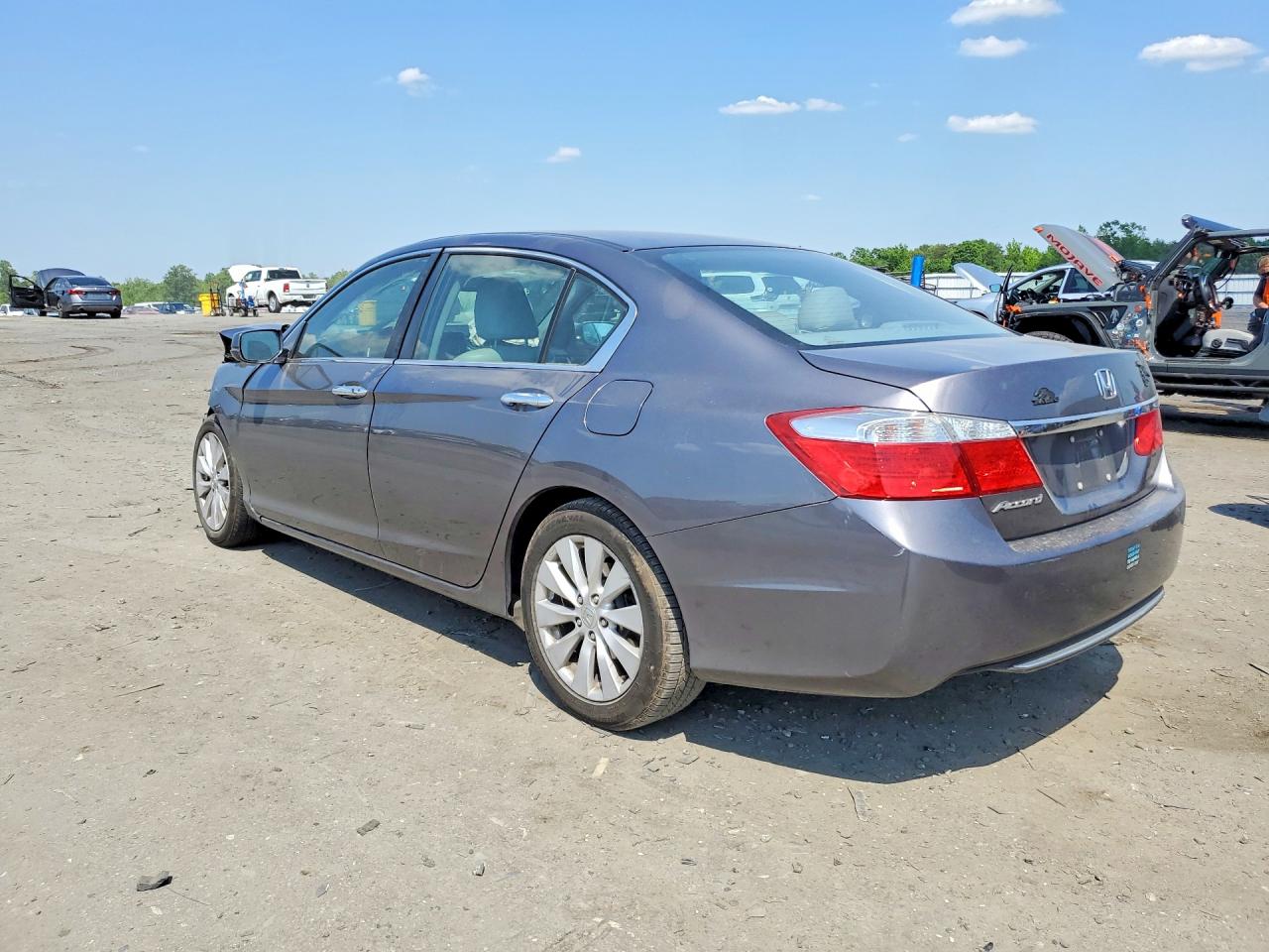 2015 Honda Accord Ex Gray vin: 1HGCR2F77FA055021