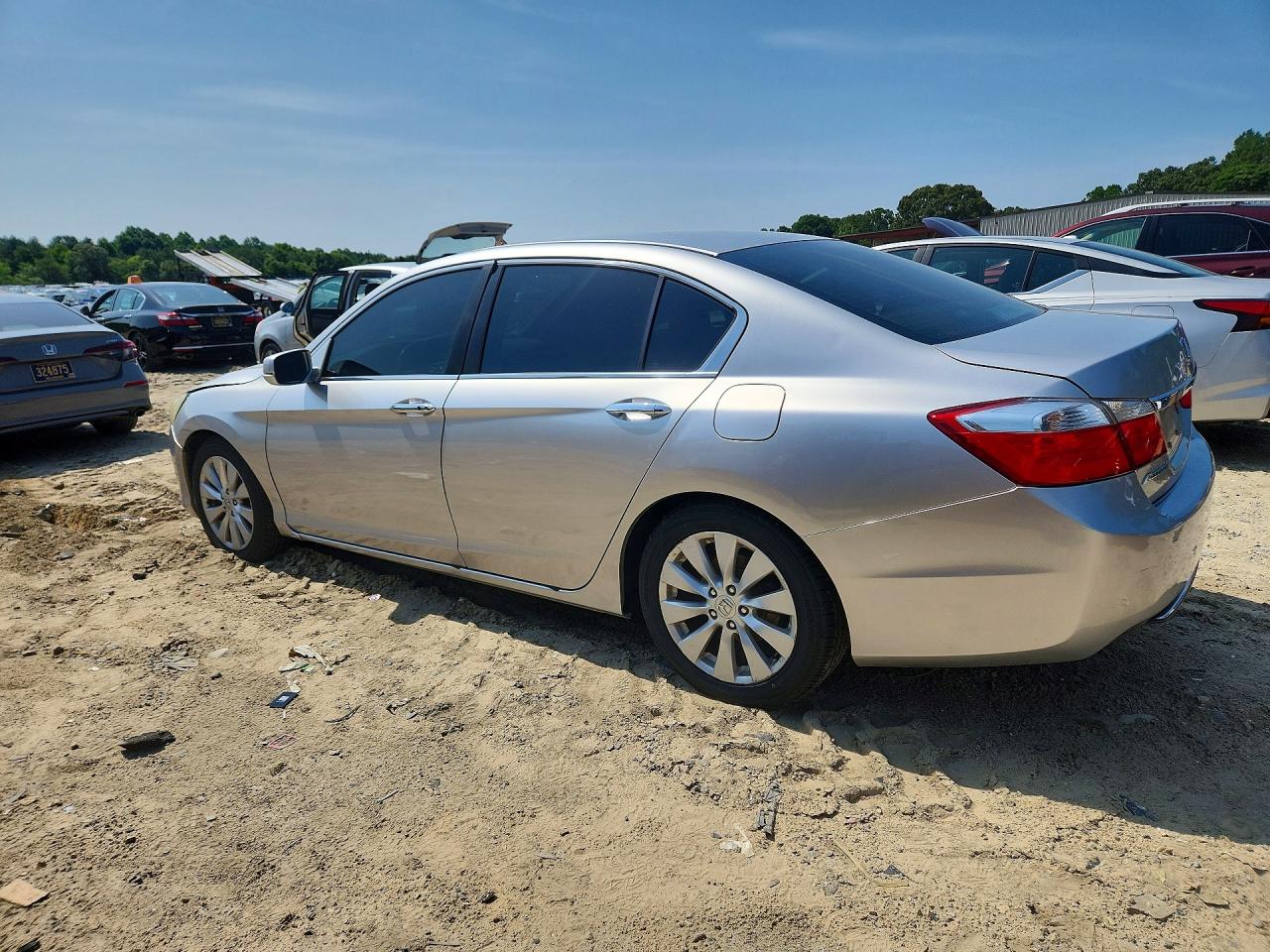 2015 Honda Accord Ex Silver vin: 1HGCR2F77FA123804