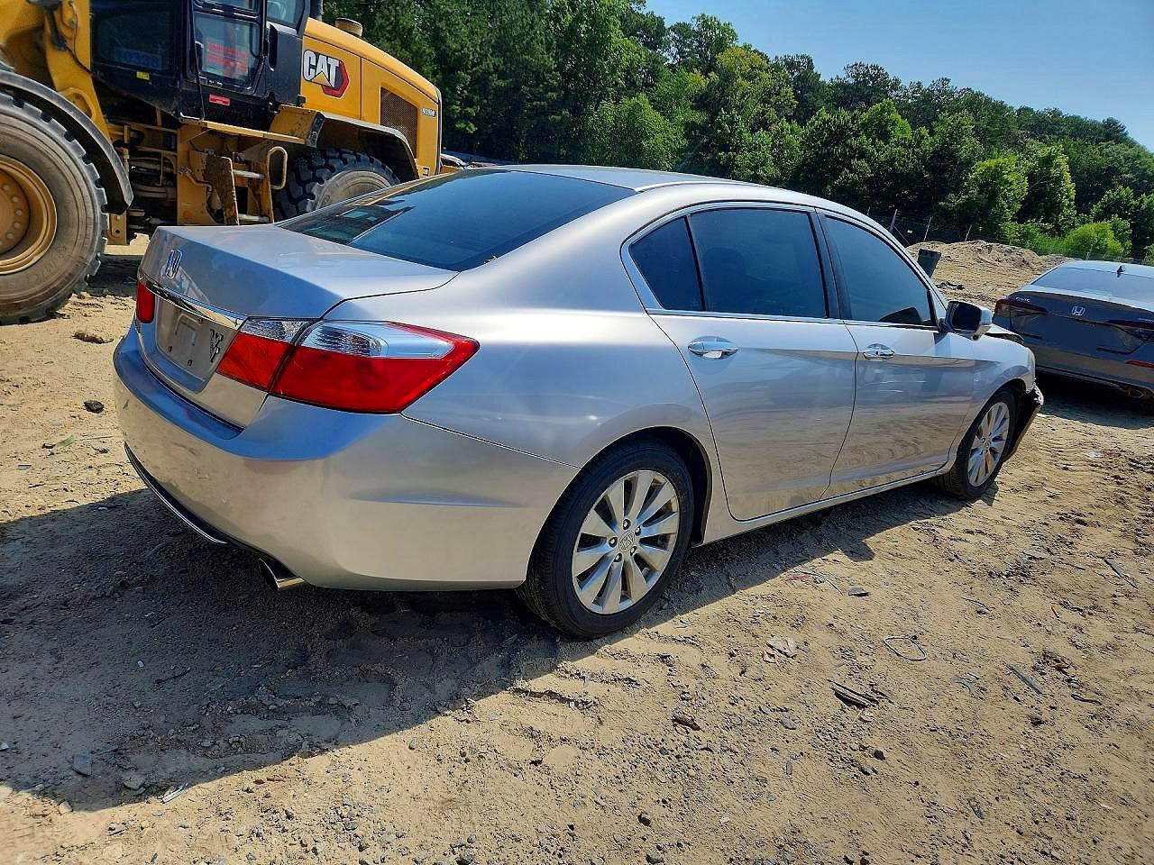2015 Honda Accord Ex Silver vin: 1HGCR2F77FA123804