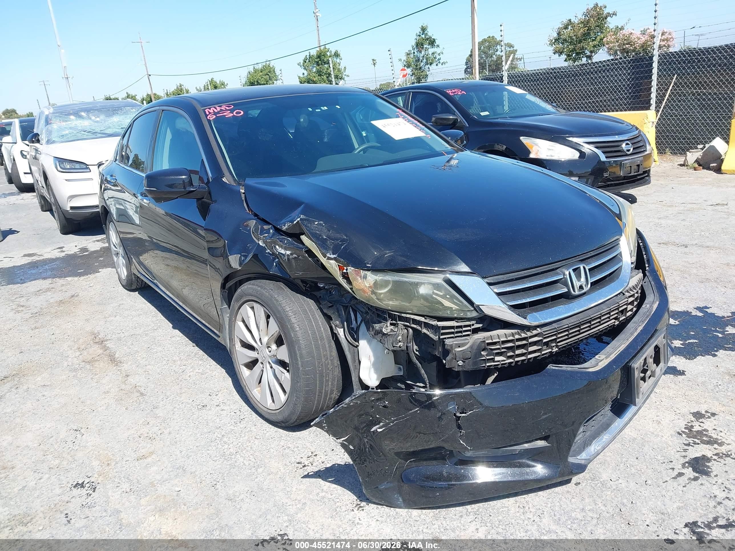 2015 Honda Accord Ex Black vin: 1HGCR2F77FA146838