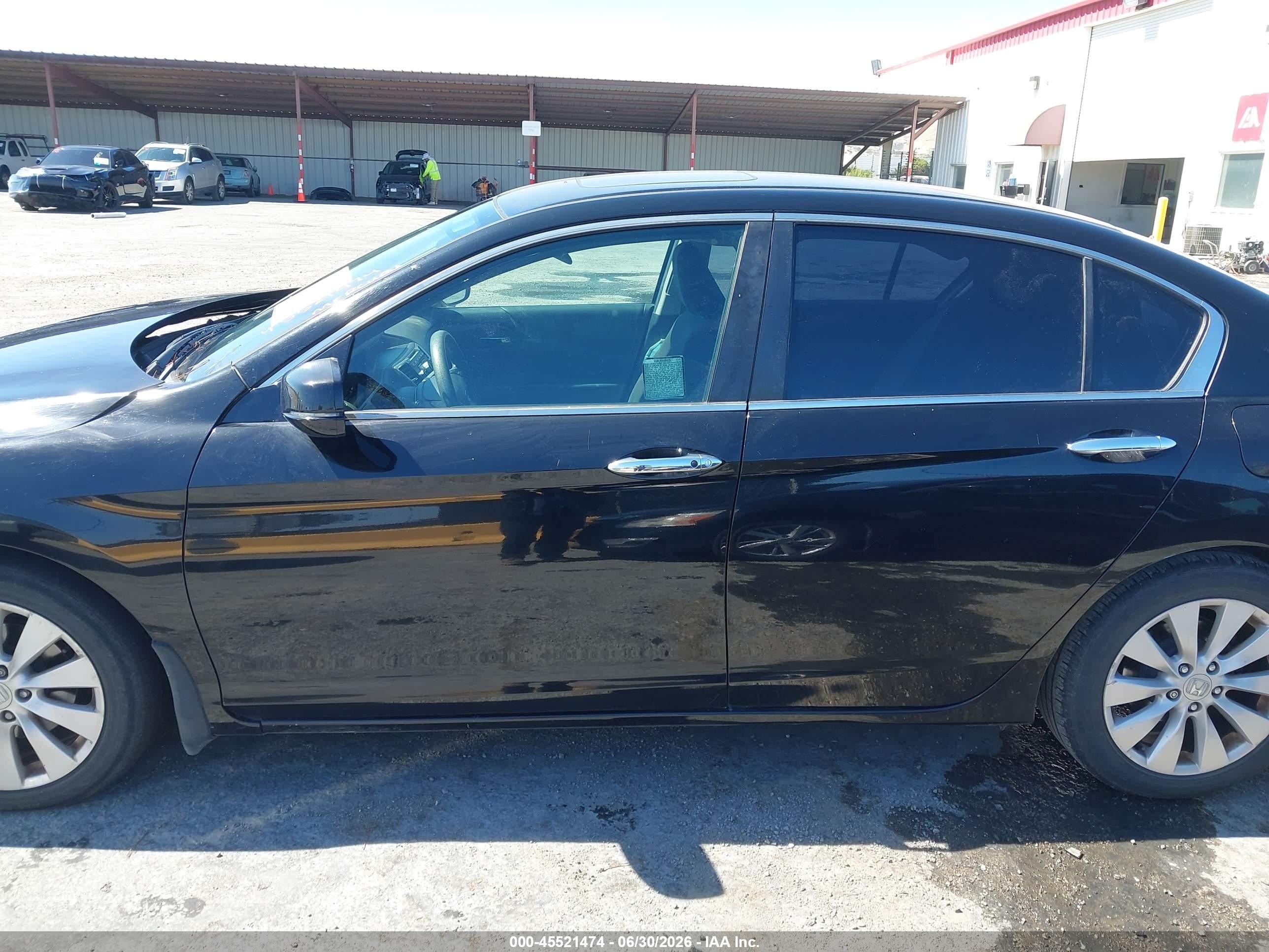 2015 Honda Accord Ex Black vin: 1HGCR2F77FA146838