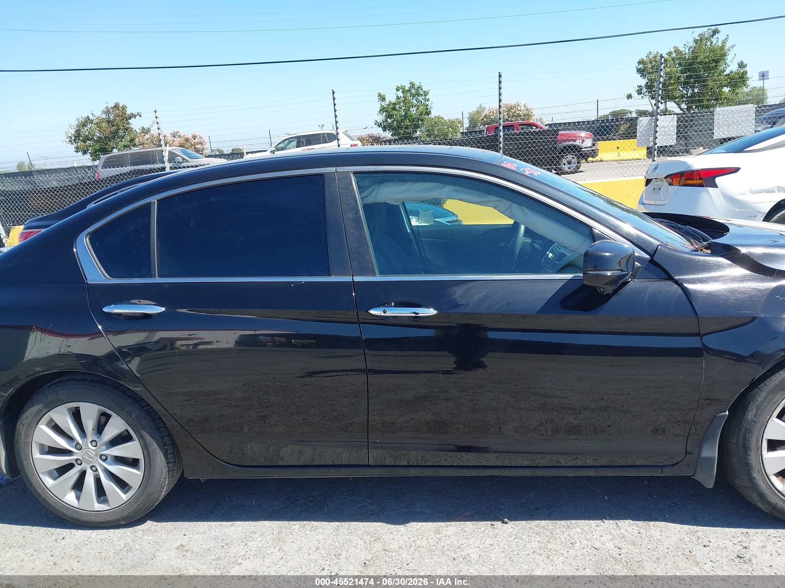 2015 Honda Accord Ex Black vin: 1HGCR2F77FA146838