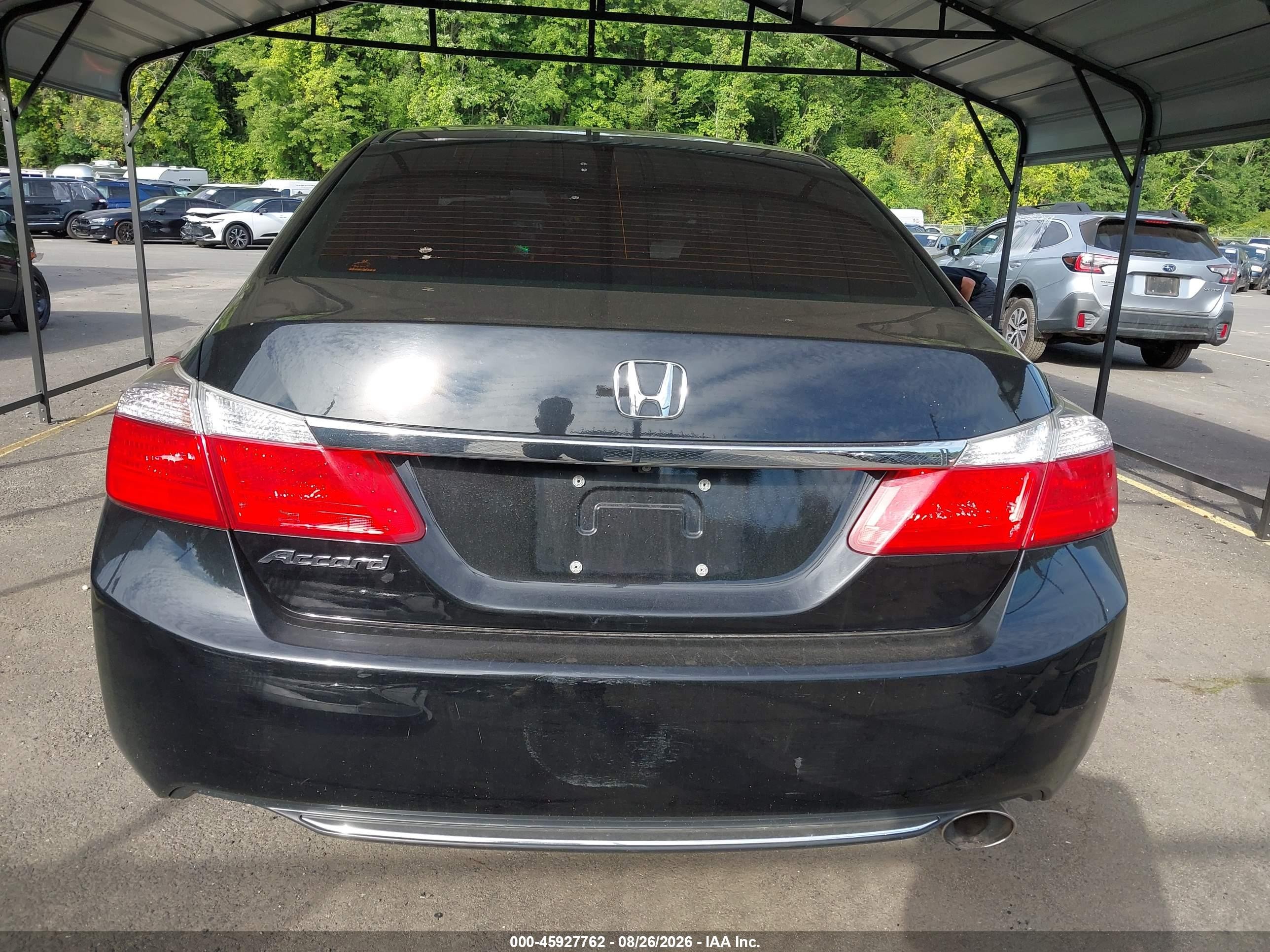 2015 Honda Accord Ex Black vin: 1HGCR2F77FA196011