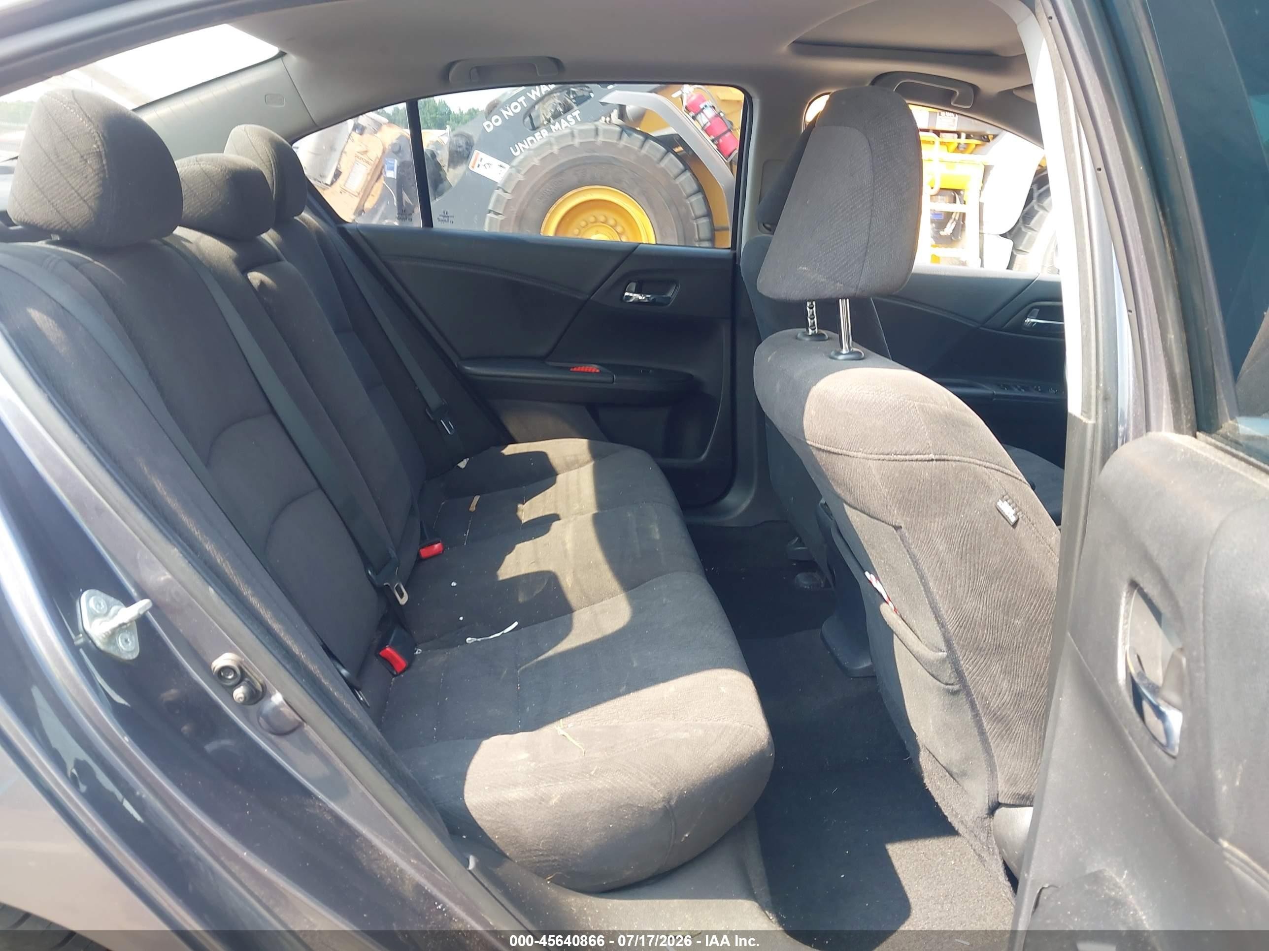 2015 Honda Accord Ex Серый vin: 1HGCR2F77FA224454