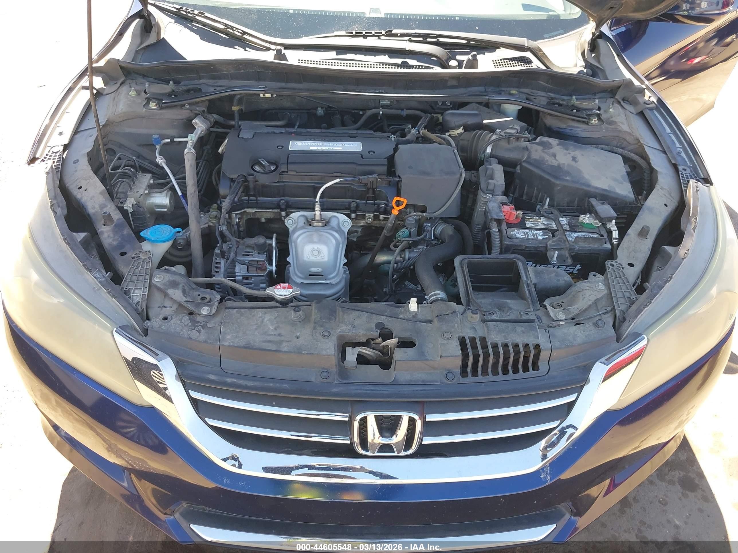 2015 Honda Accord Ex Blue vin: 1HGCR2F77FA245093