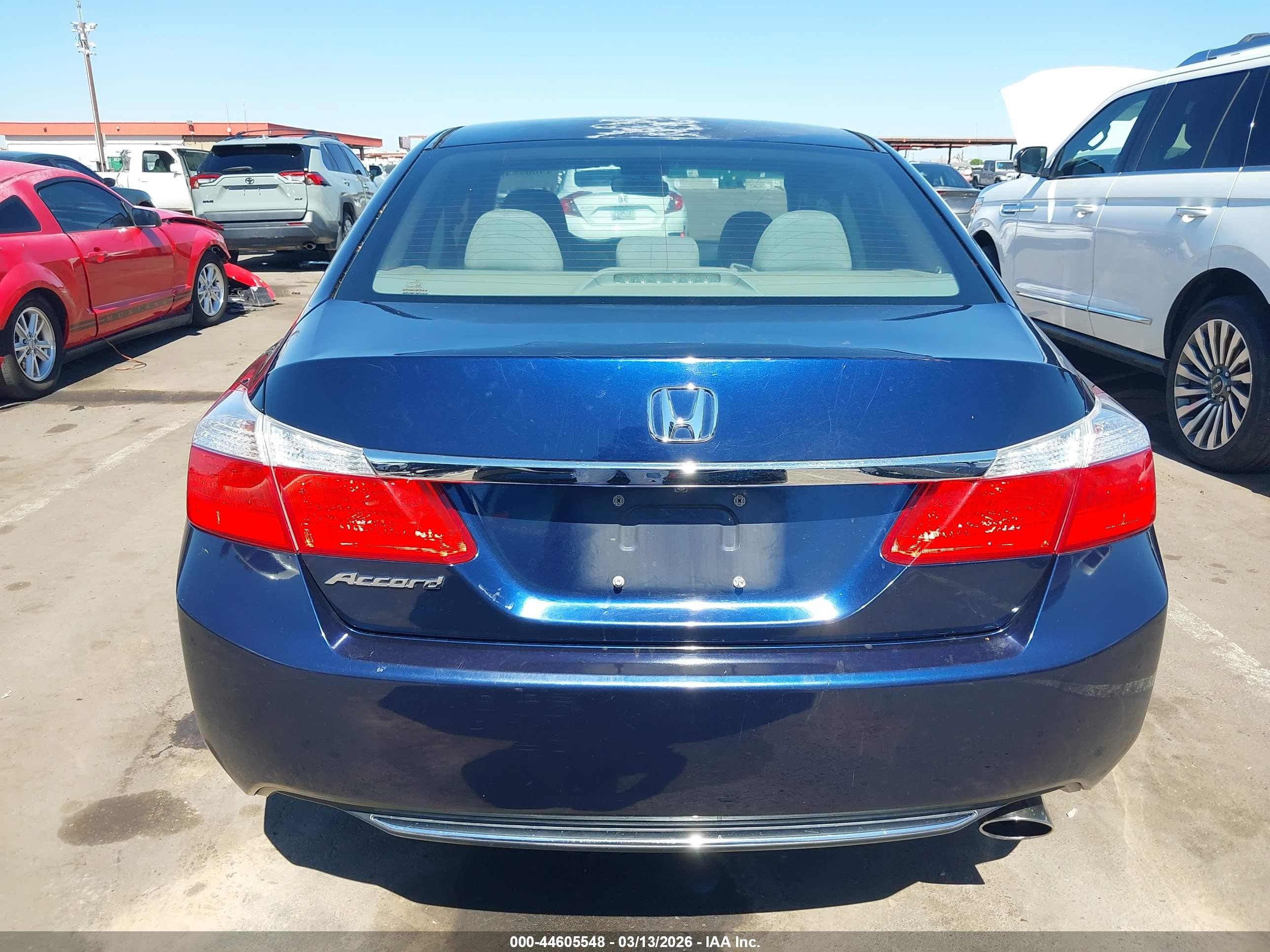 2015 Honda Accord Ex Blue vin: 1HGCR2F77FA245093