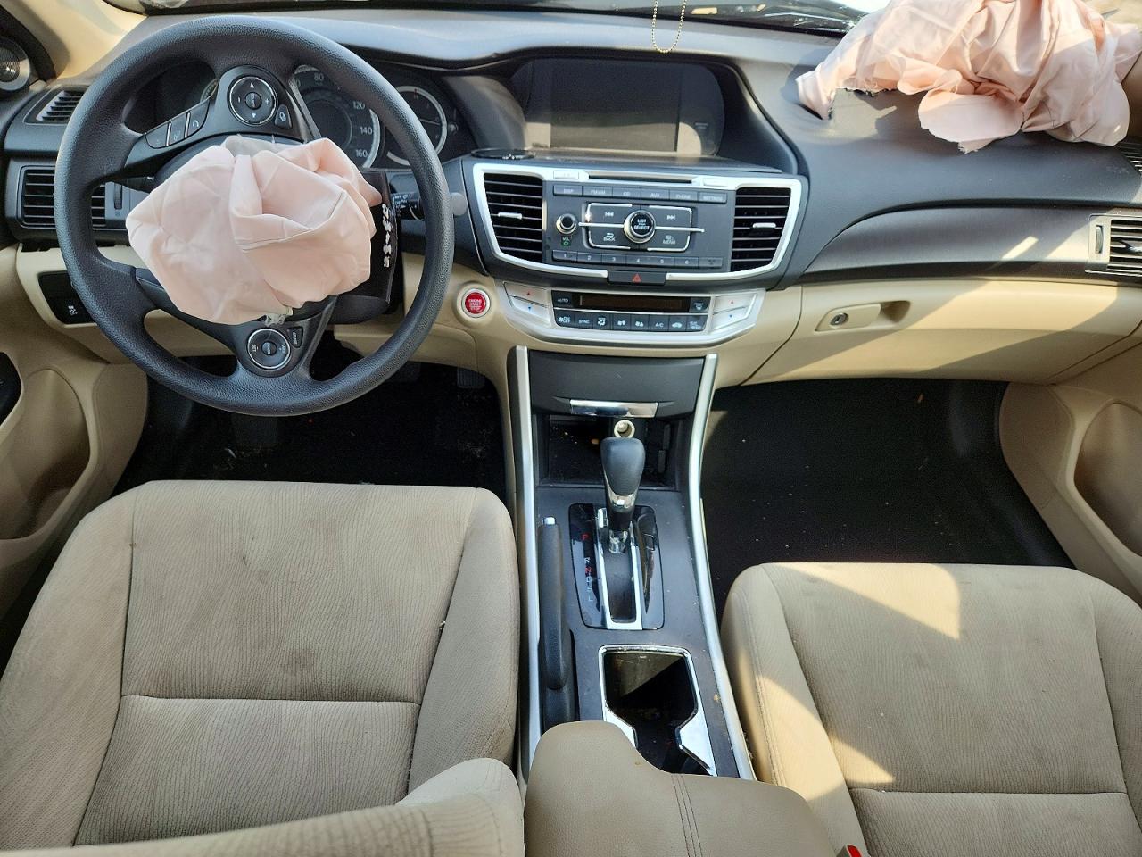 2015 Honda Accord Ex White vin: 1HGCR2F77FA256868