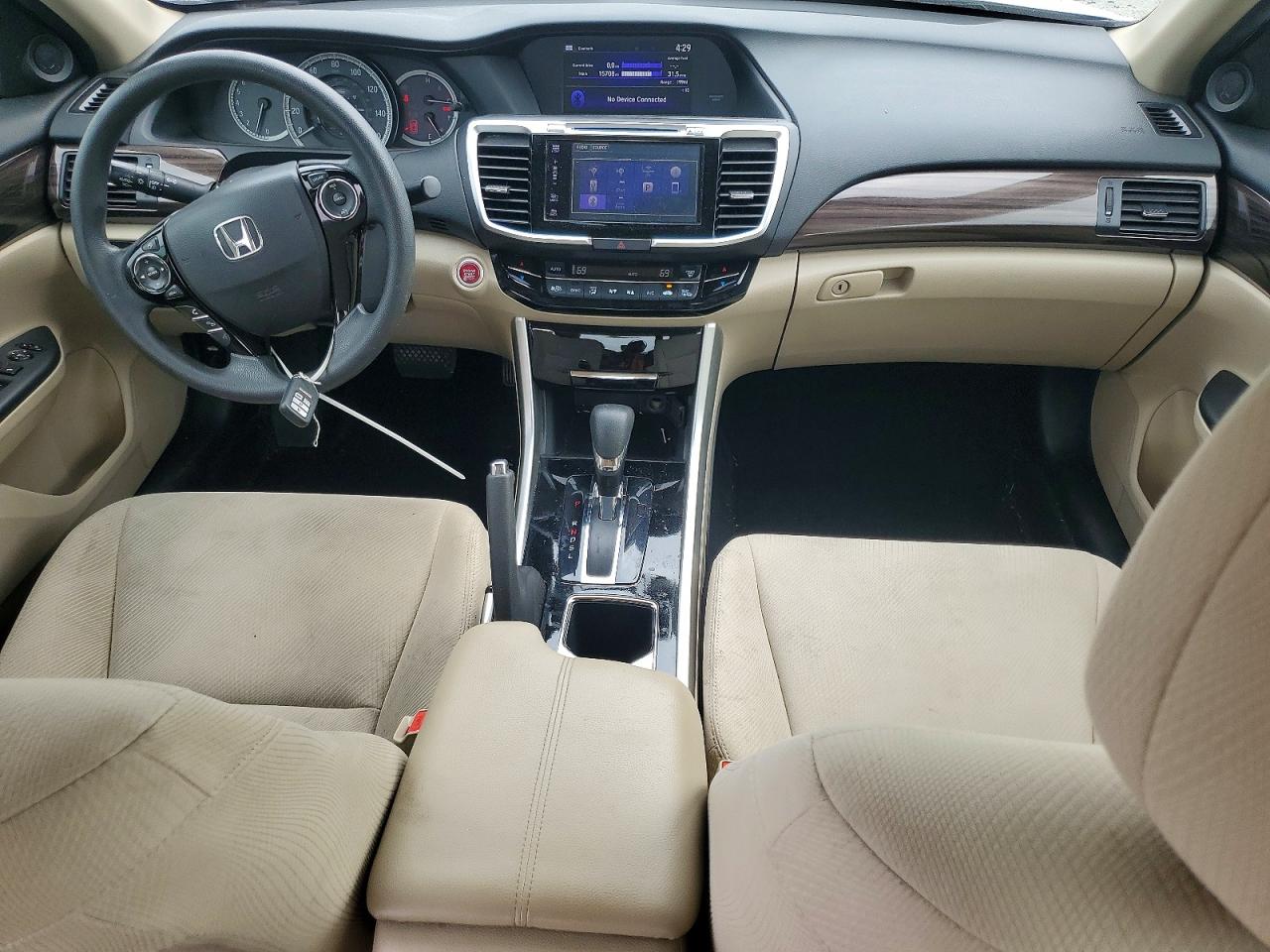 2016 Honda Accord Ex Белый vin: 1HGCR2F77GA202598