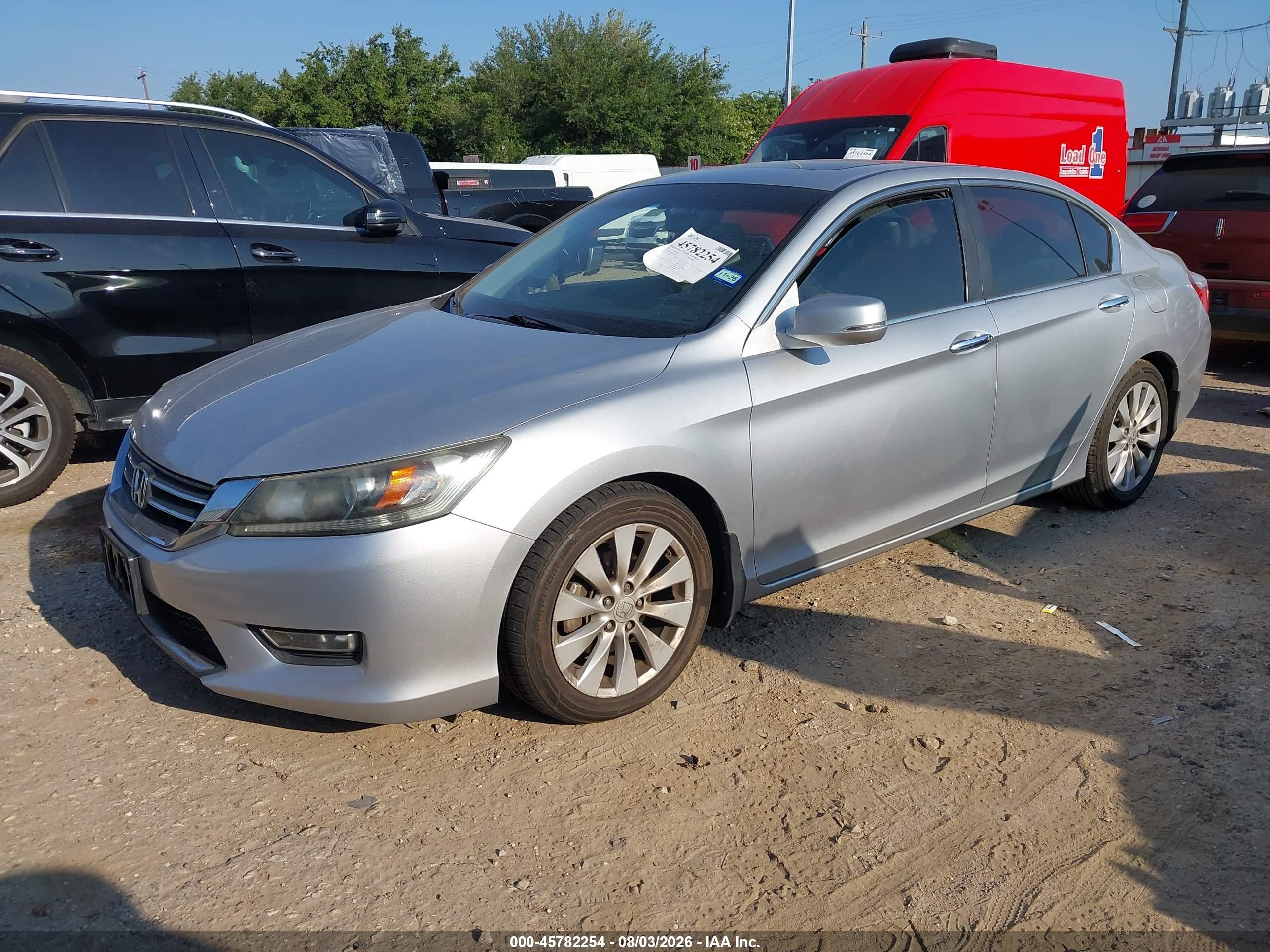 2013 Honda Accord Ex Silver vin: 1HGCR2F78DA042078