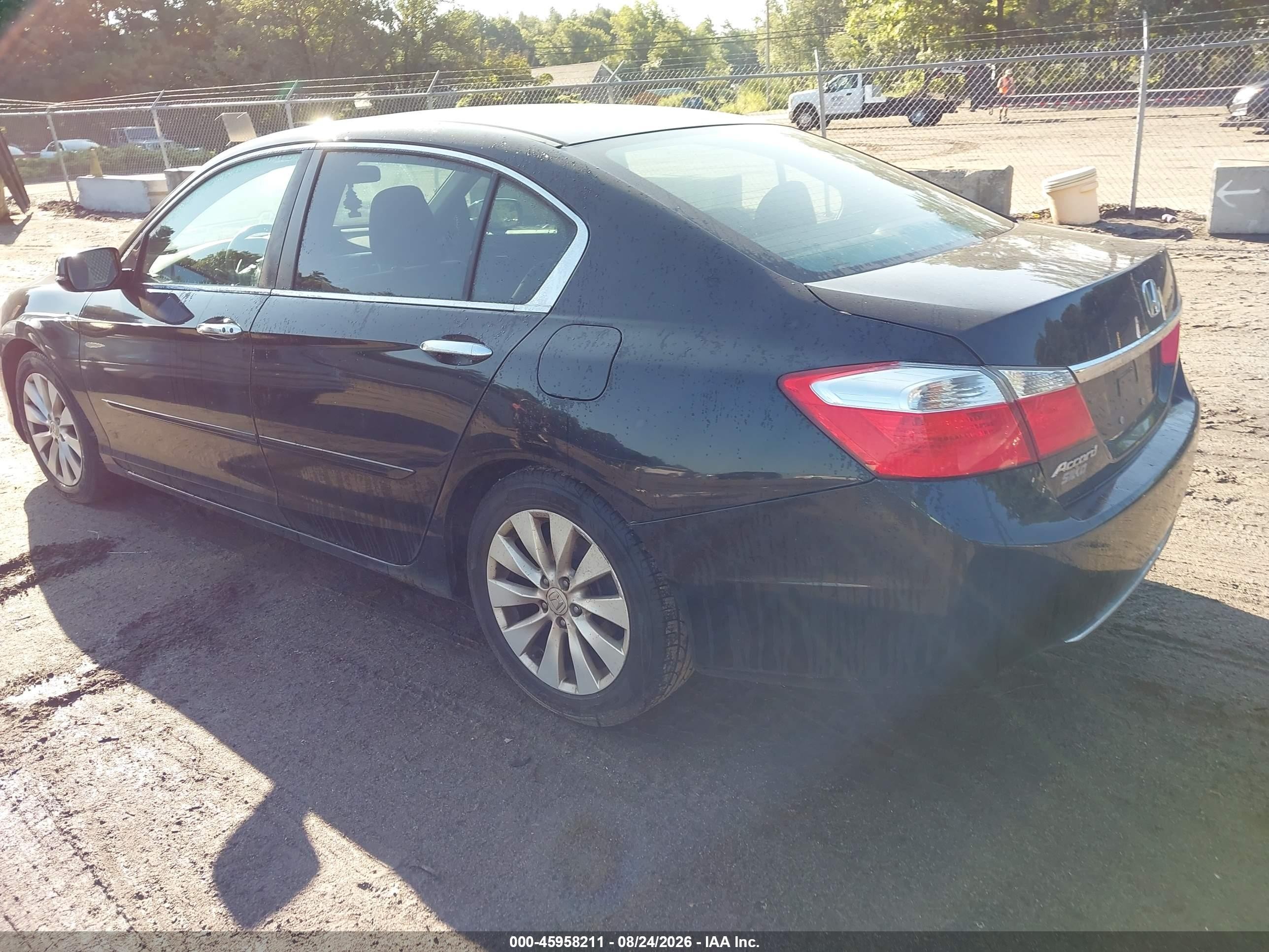 2013 Honda Accord Ex Black vin: 1HGCR2F78DA080748