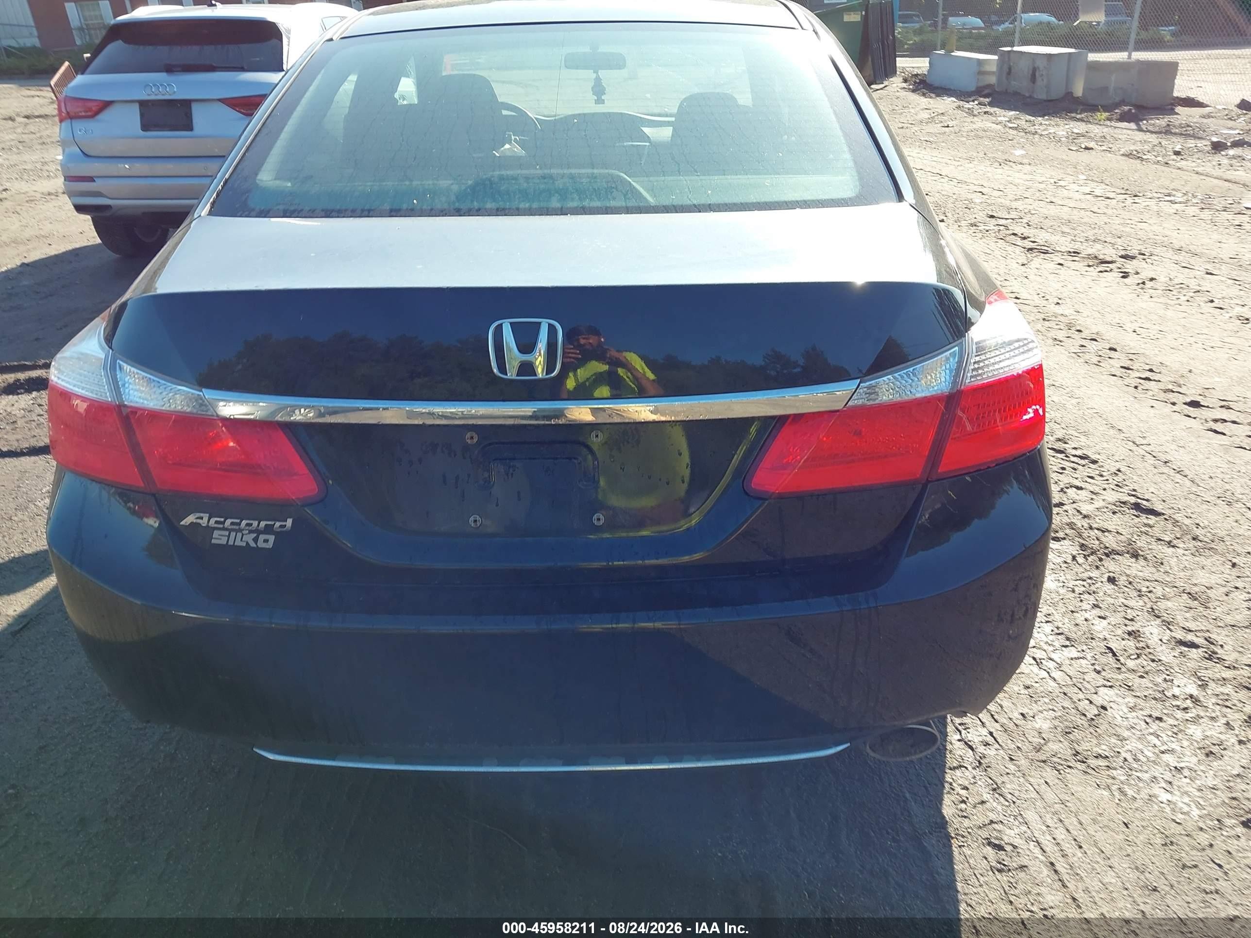 2013 Honda Accord Ex Black vin: 1HGCR2F78DA080748