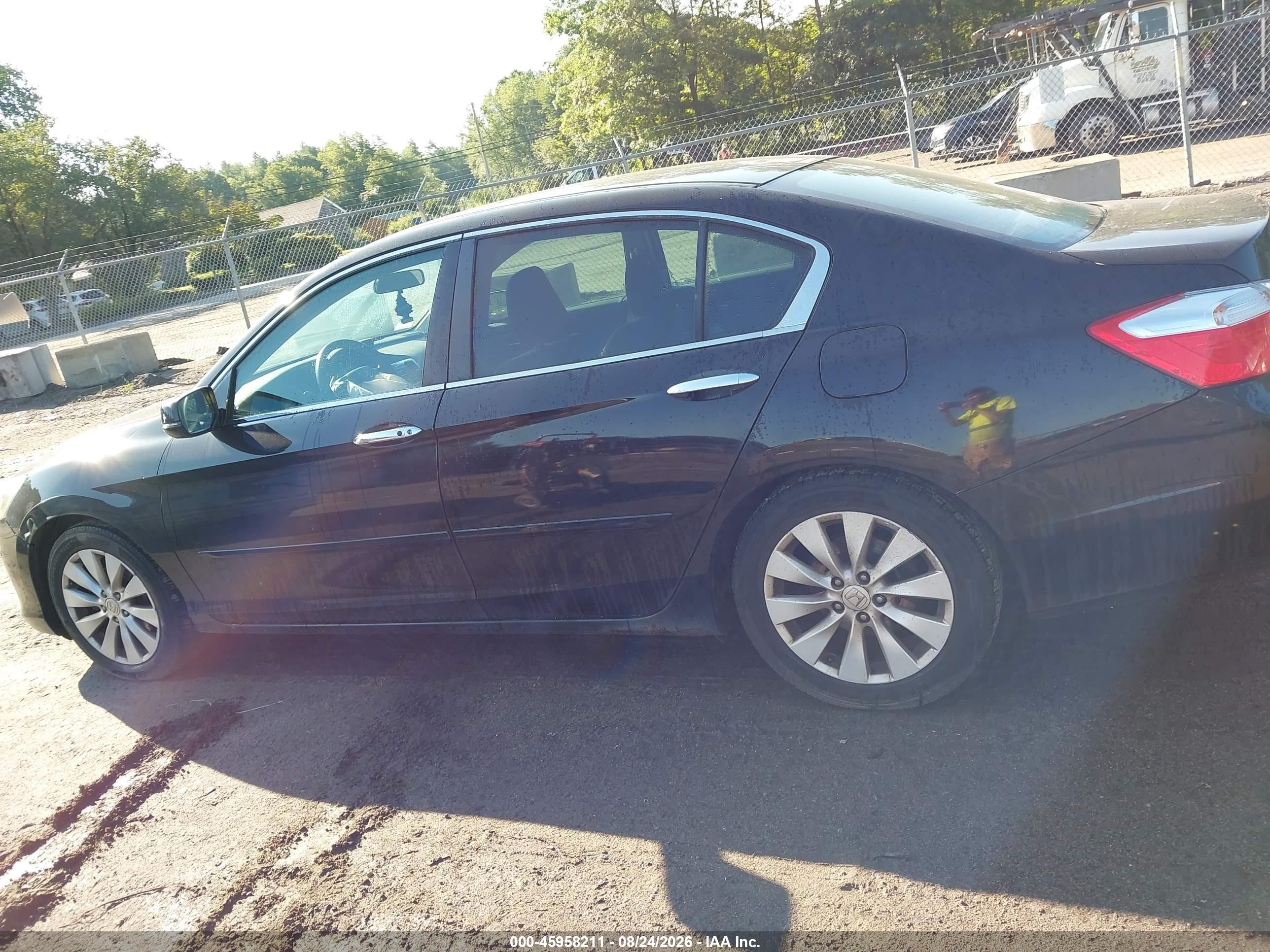 2013 Honda Accord Ex Black vin: 1HGCR2F78DA080748