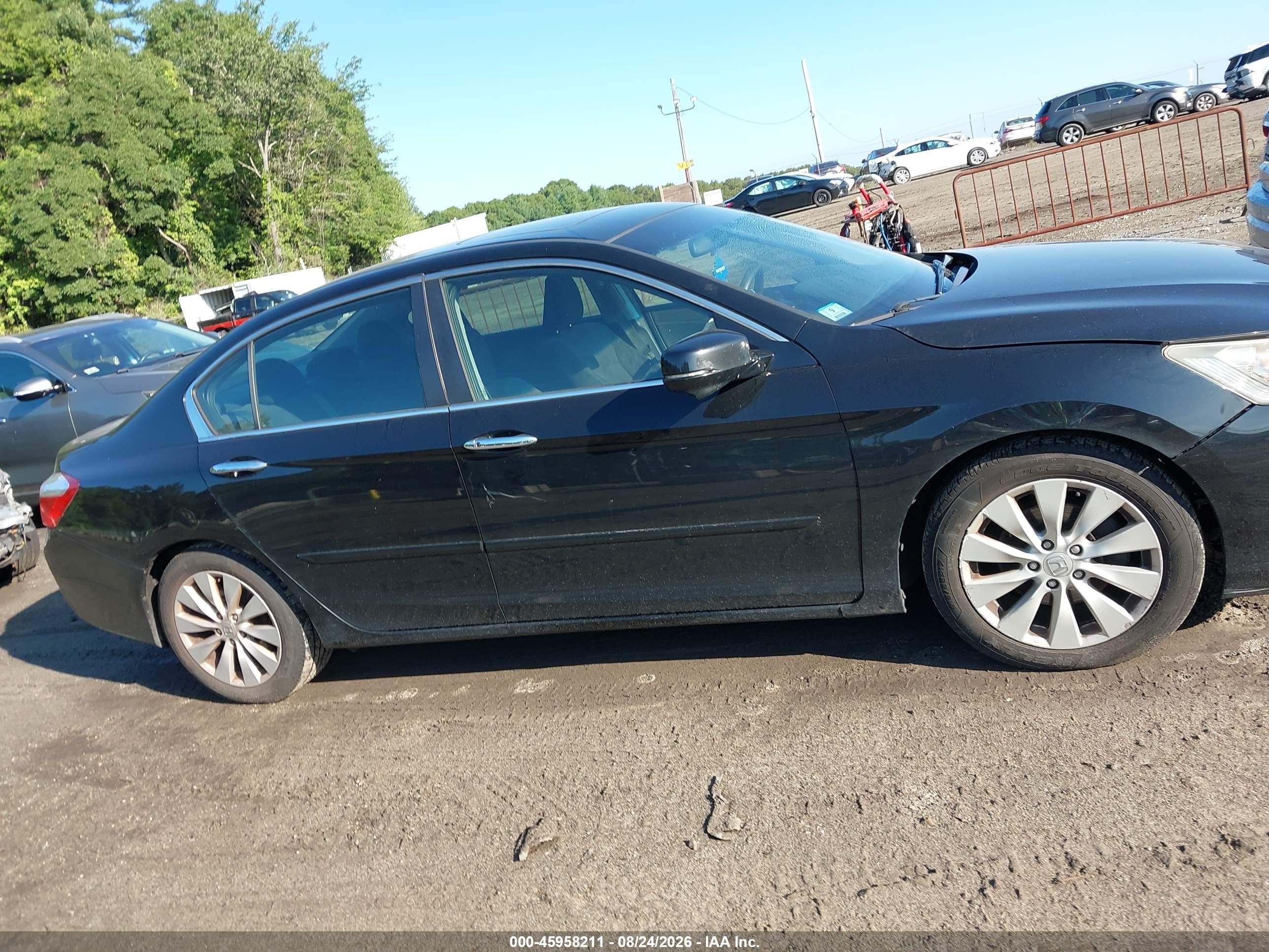 2013 Honda Accord Ex Black vin: 1HGCR2F78DA080748