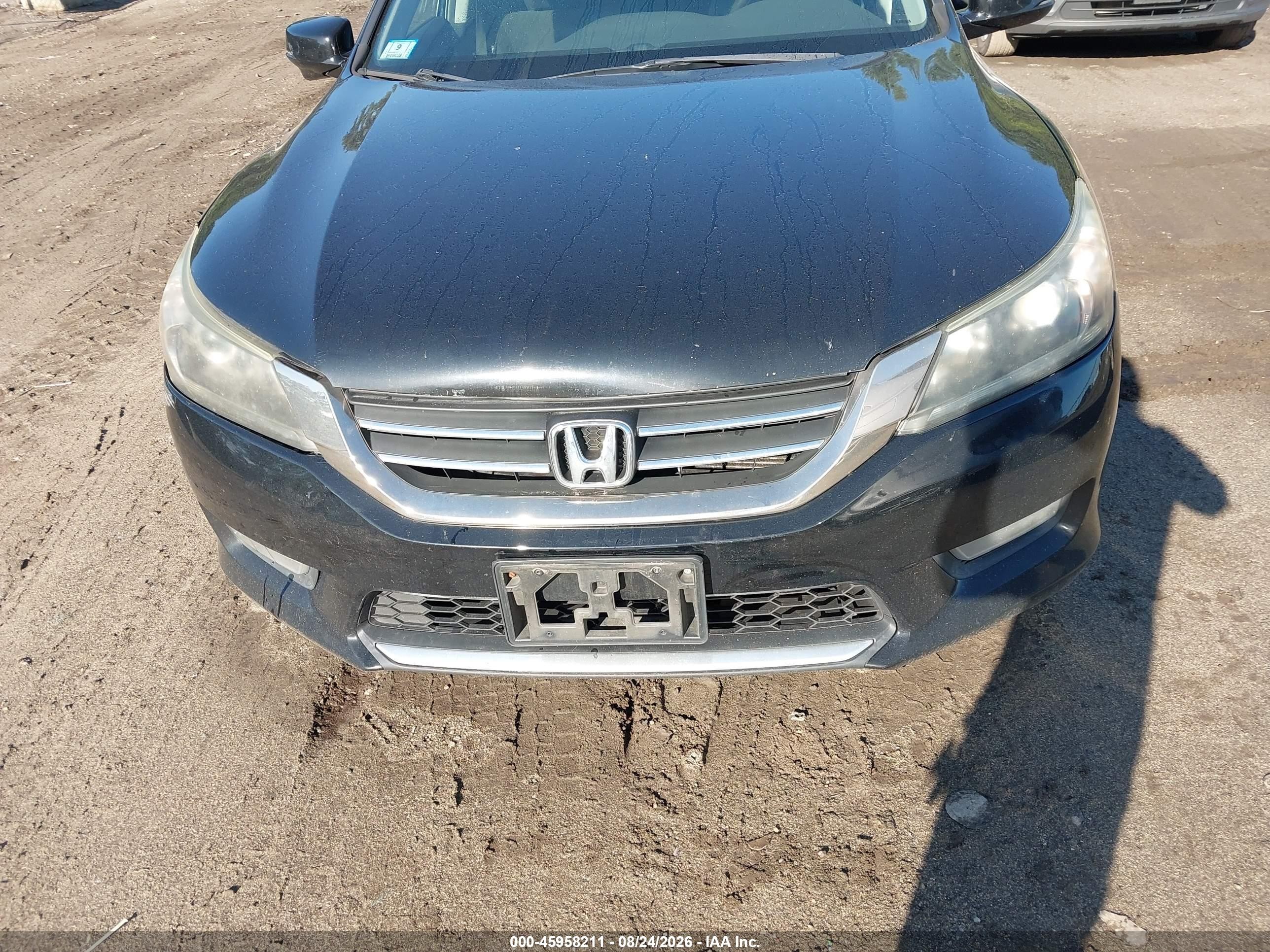 2013 Honda Accord Ex Black vin: 1HGCR2F78DA080748