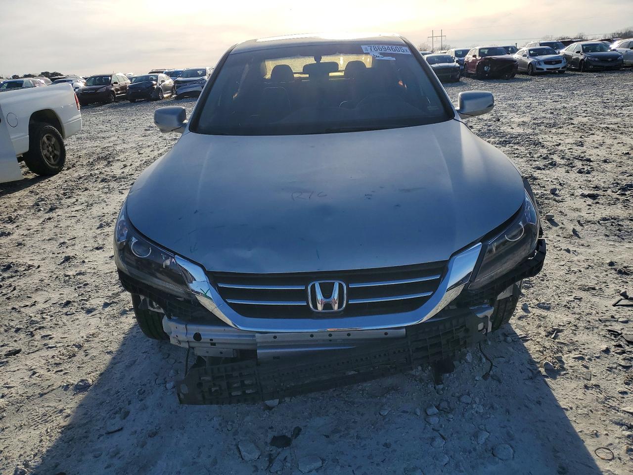 2013 Honda Accord Ex Серебряный vin: 1HGCR2F78DA107480