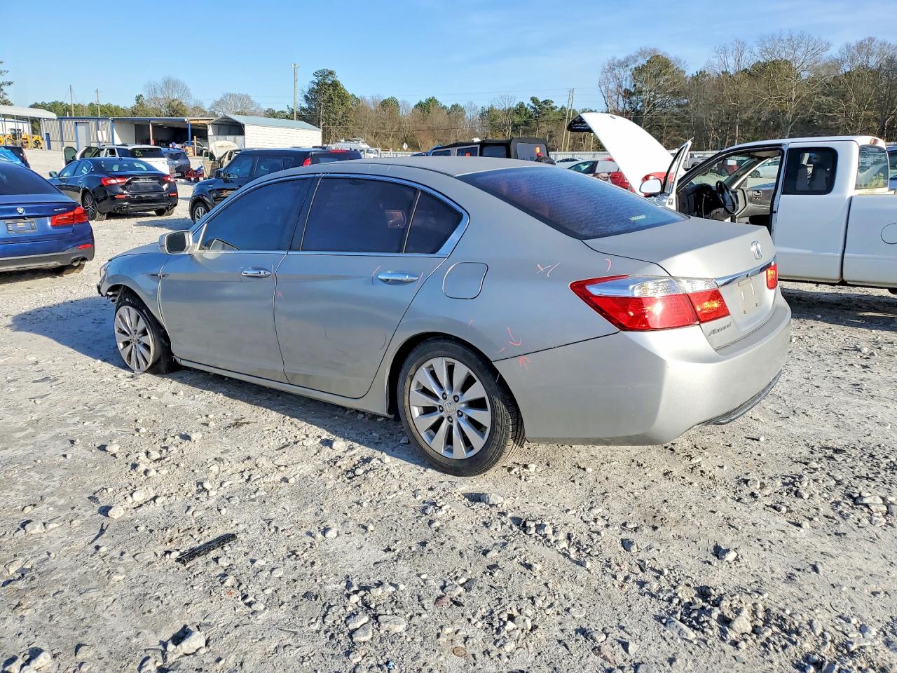 2013 Honda Accord Ex Серебряный vin: 1HGCR2F78DA107480