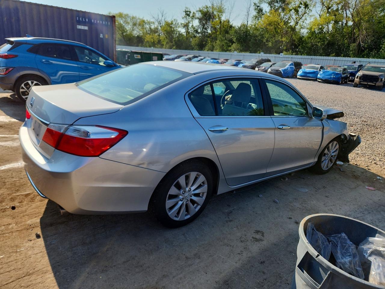 2013 Honda Accord Ex Silver vin: 1HGCR2F78DA132976
