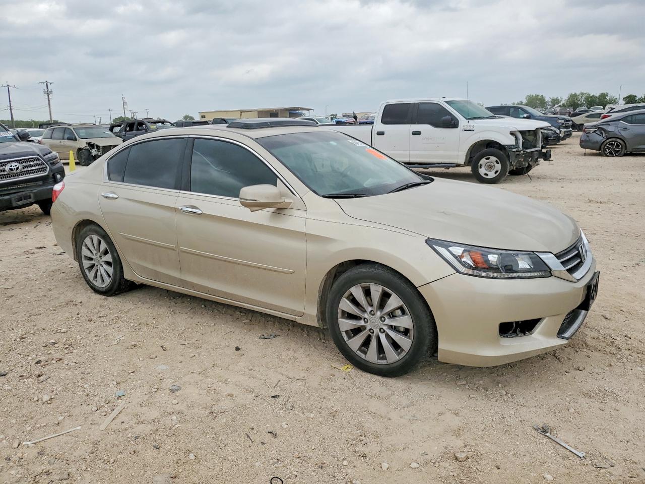 2013 Honda Accord Ex Tan vin: 1HGCR2F78DA146988