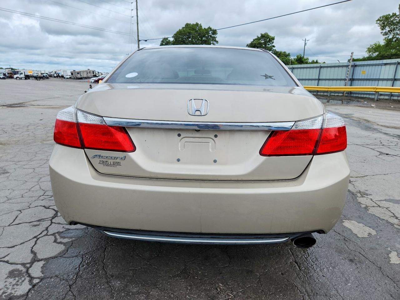2013 Honda Accord Ex Beige vin: 1HGCR2F78DA147008