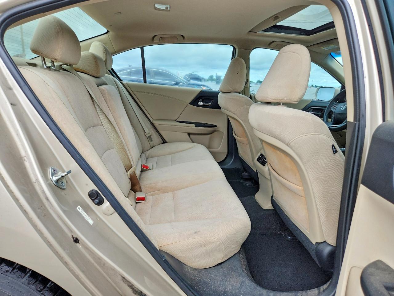 2013 Honda Accord Ex Beige vin: 1HGCR2F78DA147008